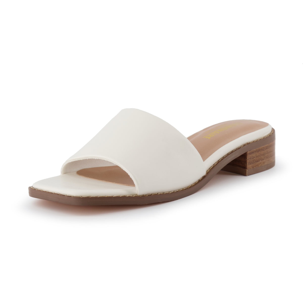 Sage Slide Sandals White