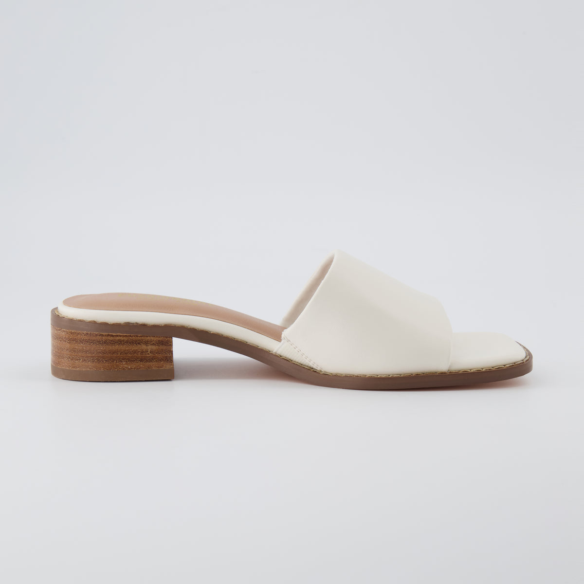 Sage Slide Sandals White