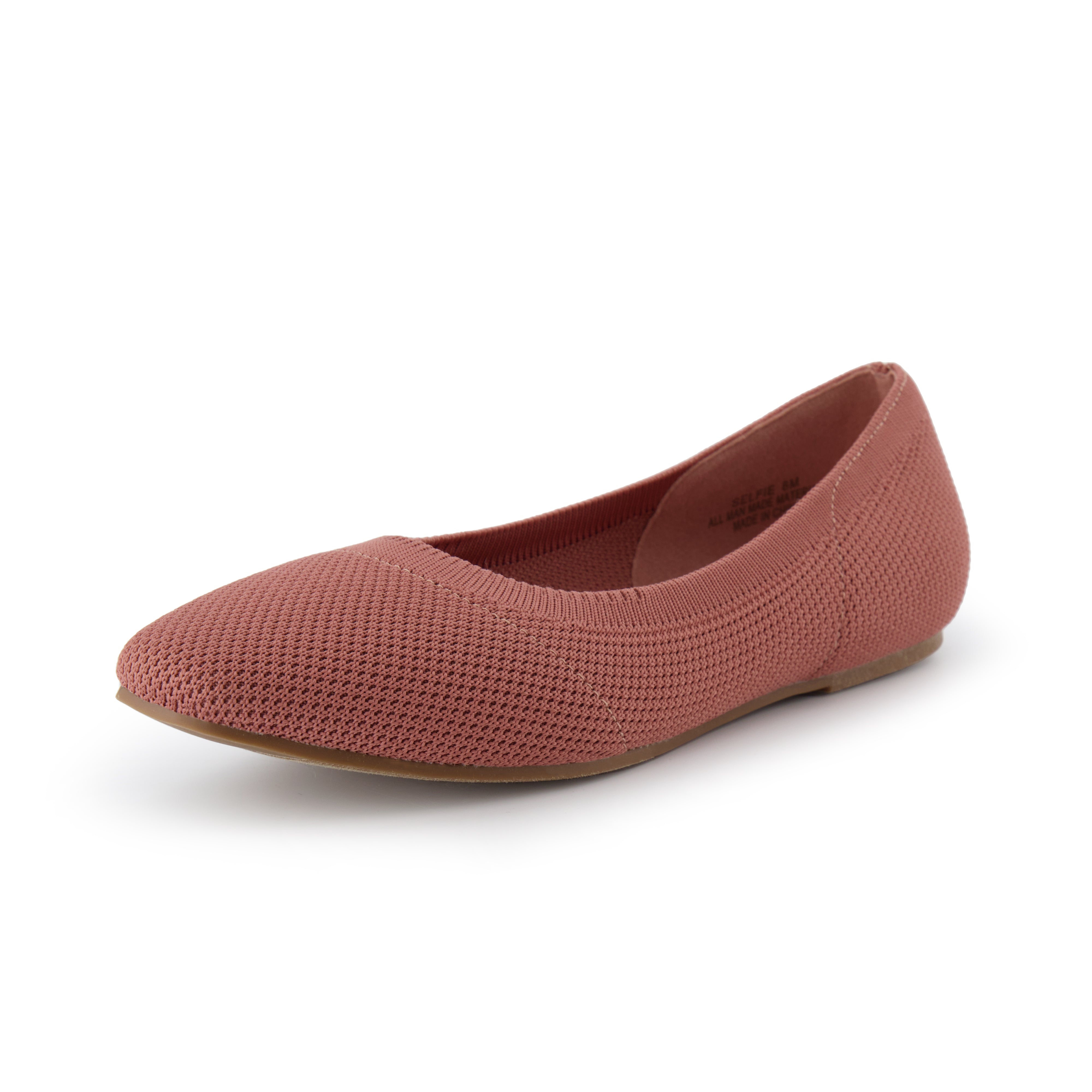 Selfie Knit Flat Mauve