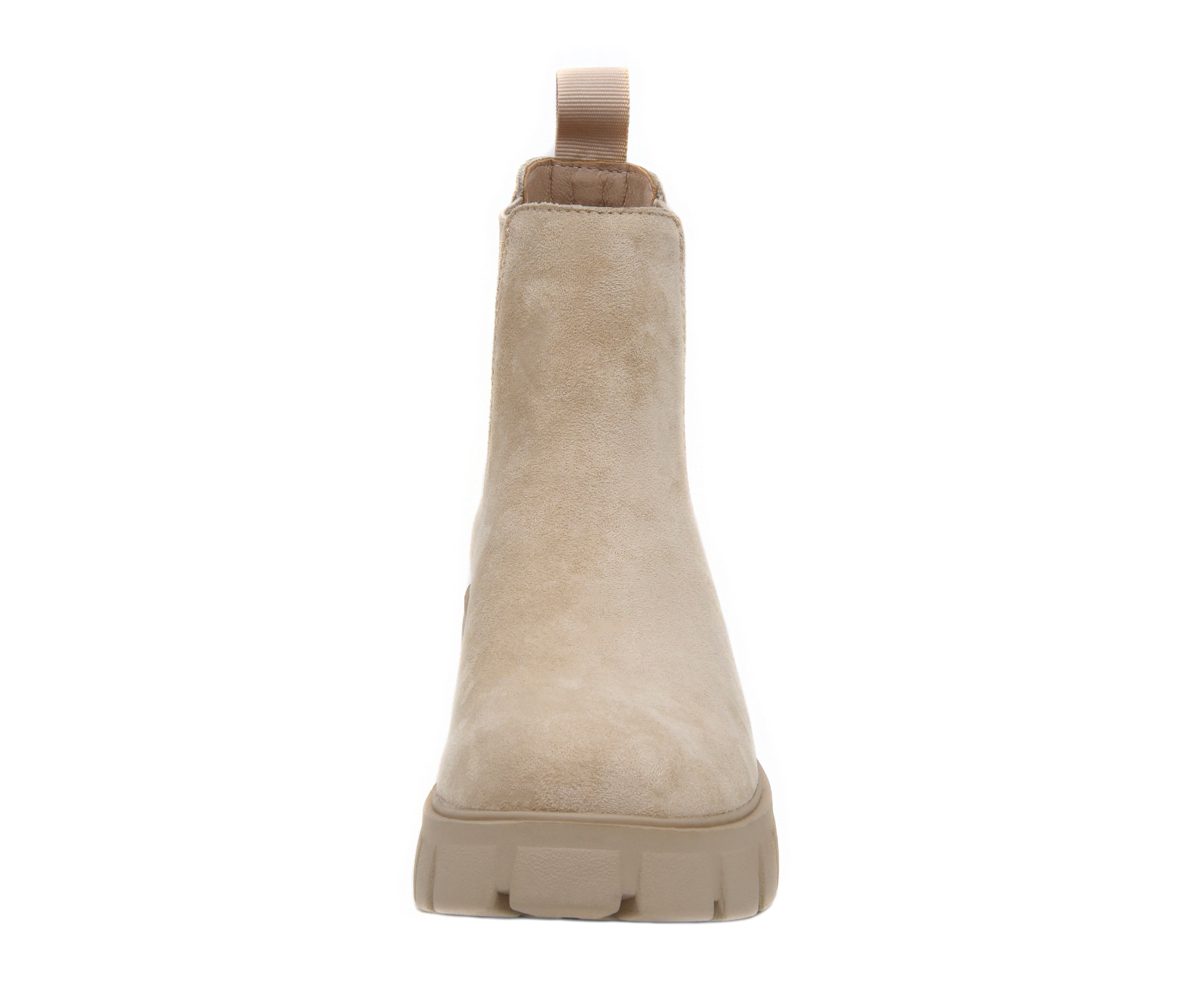 Sasha Chelsea Boot Taupe Suede