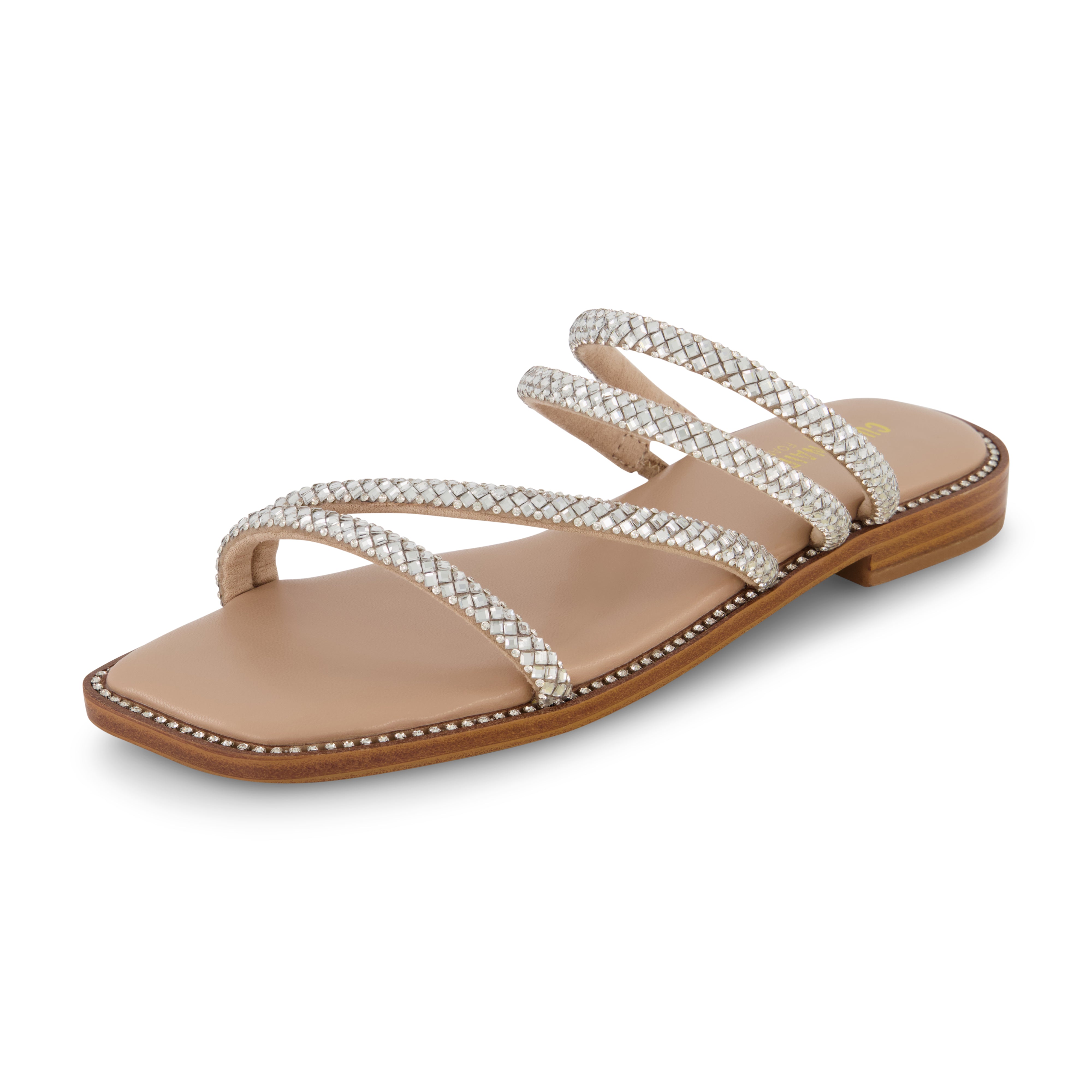 Varda Studded Strappy Sandal Silver