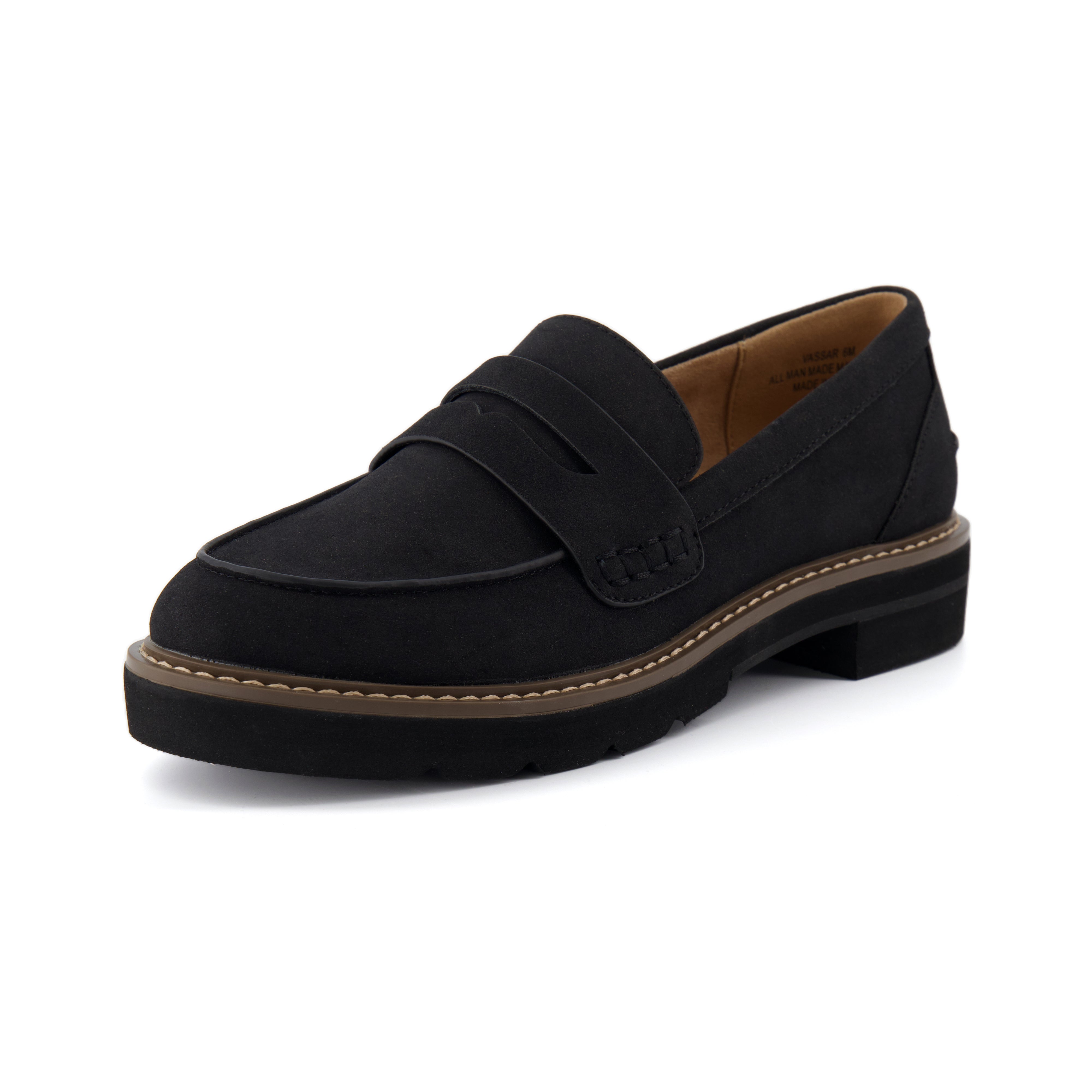 Vassar Slip-on Loafers Black
