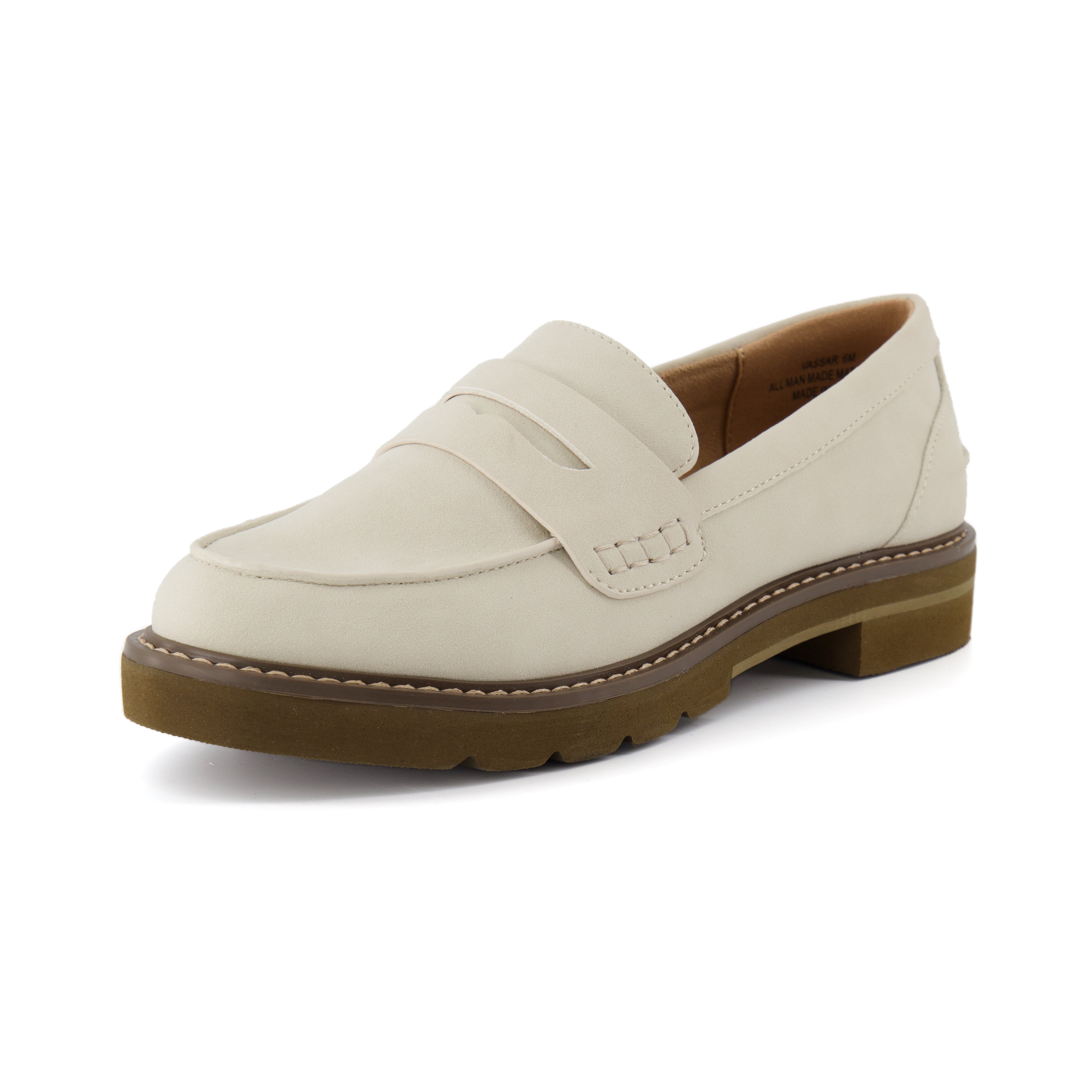 Vassar Slip-on Loafers Bone