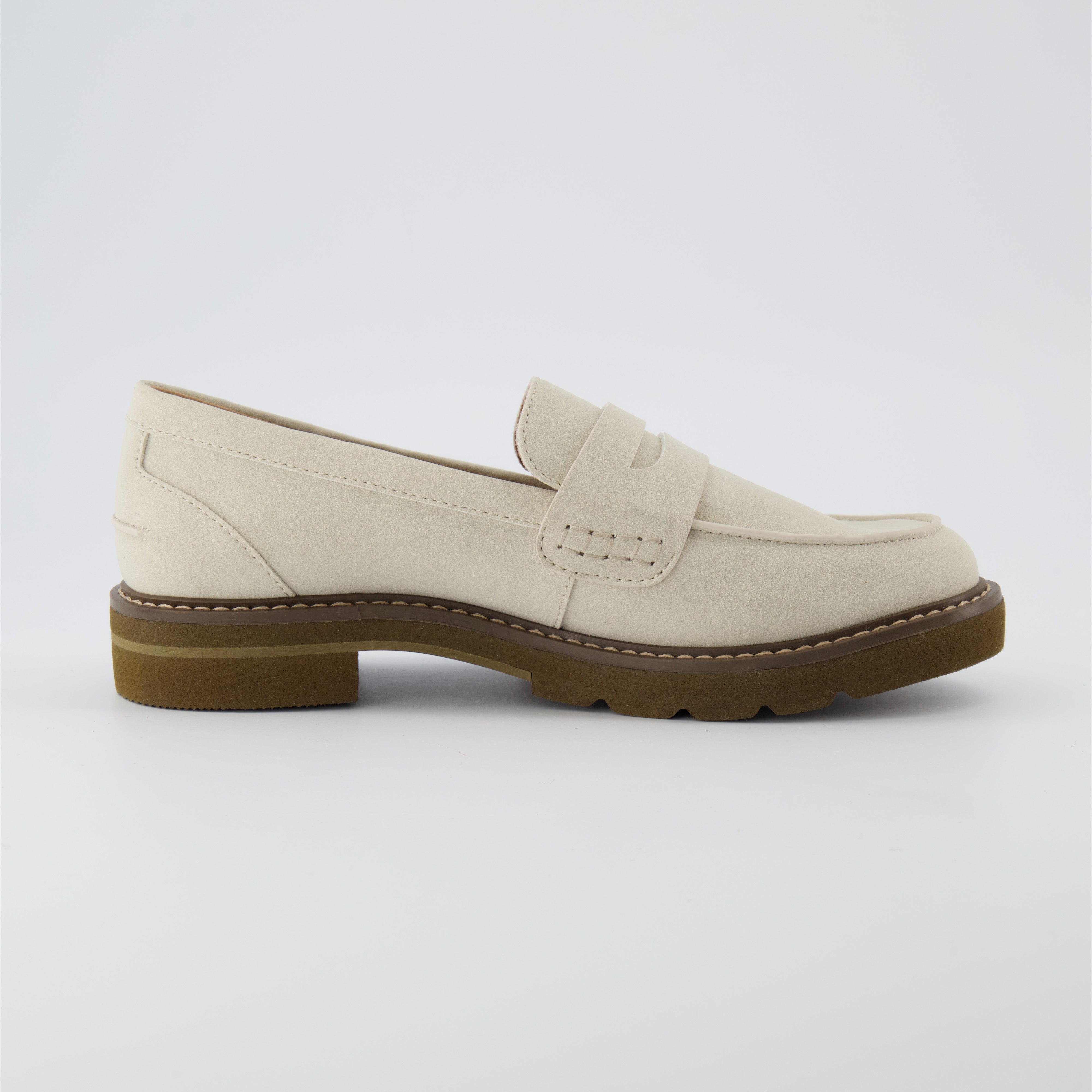 Vassar Slip-on Loafers Bone
