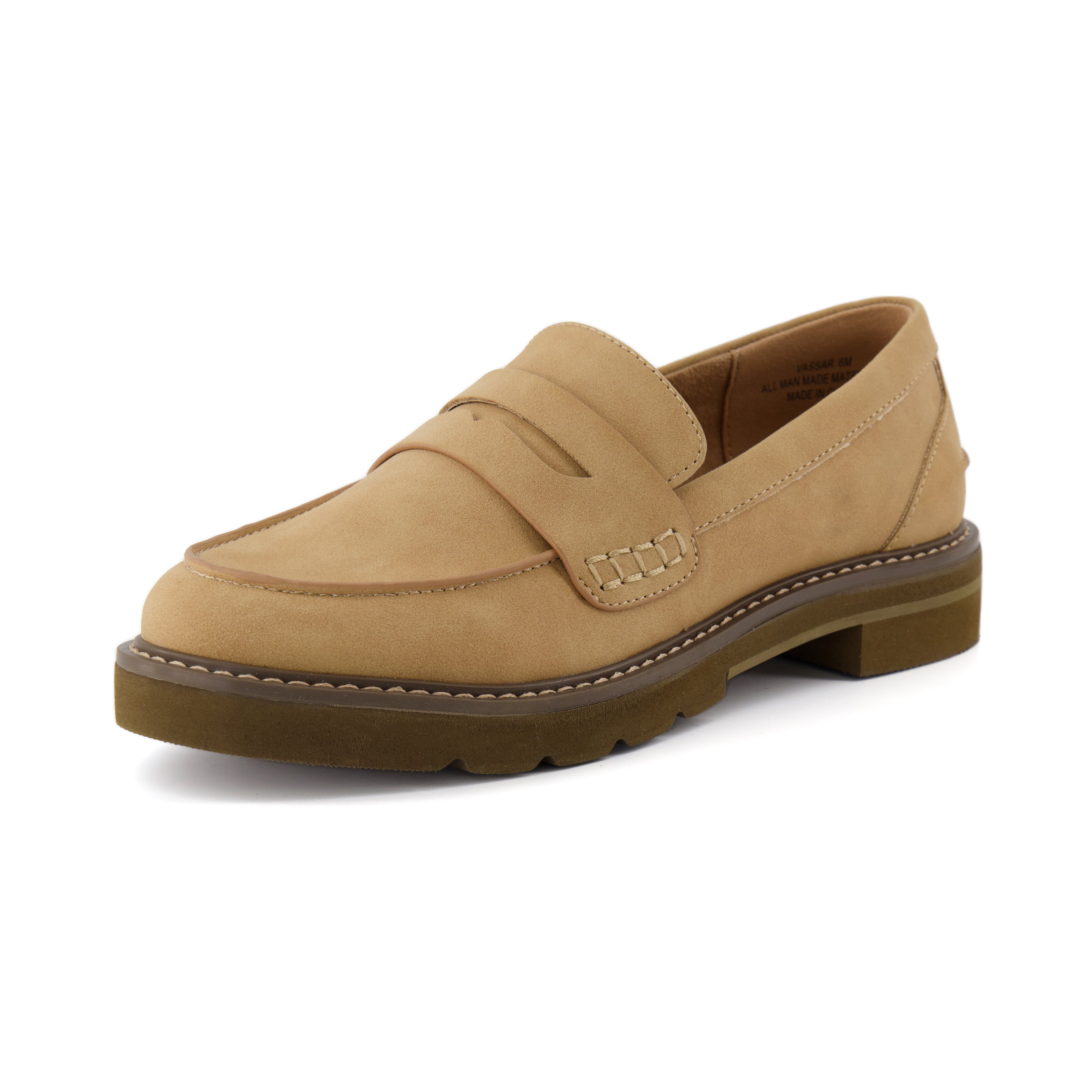 Vassar Slip-on Loafers Tan