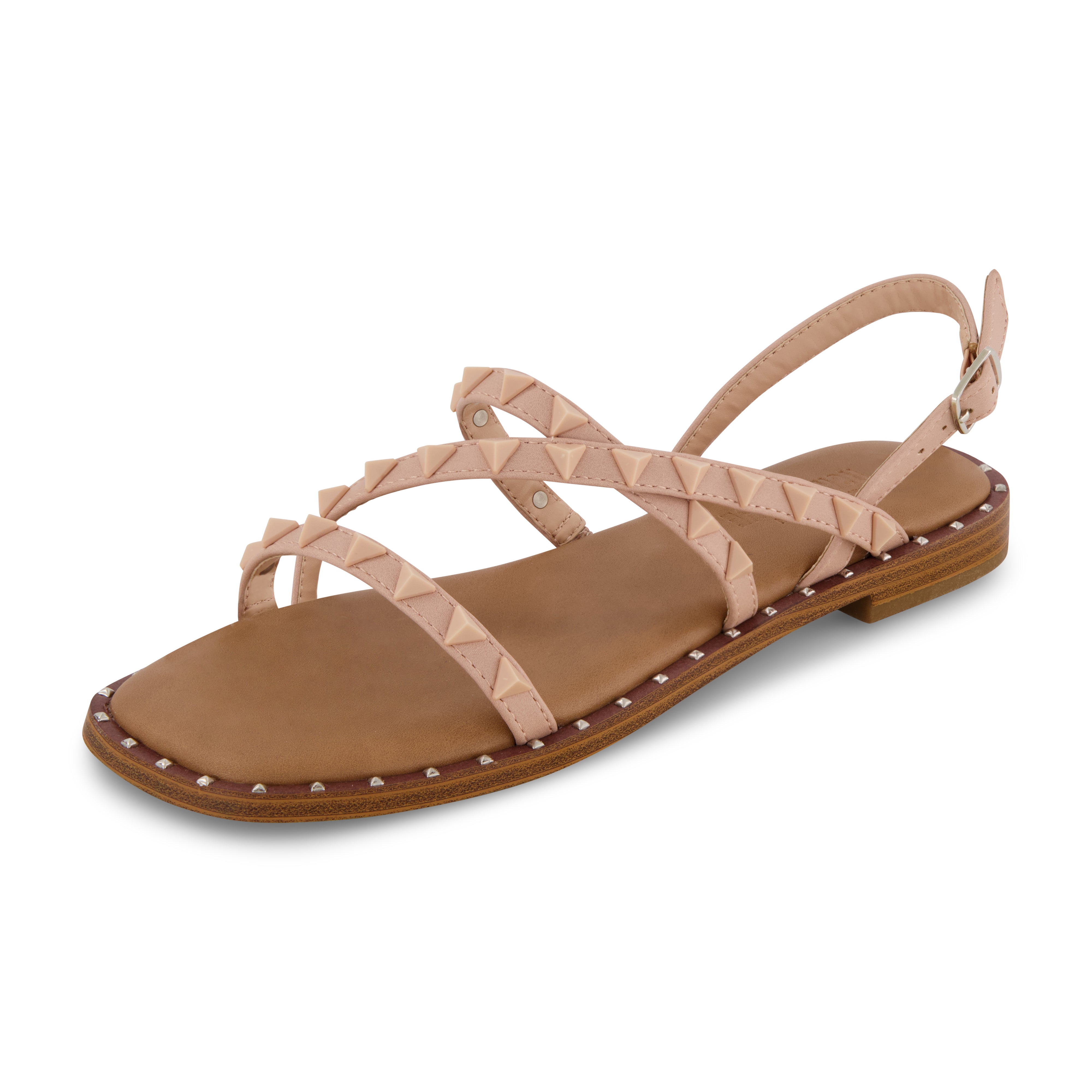 Vogue Studded Sandal Nude