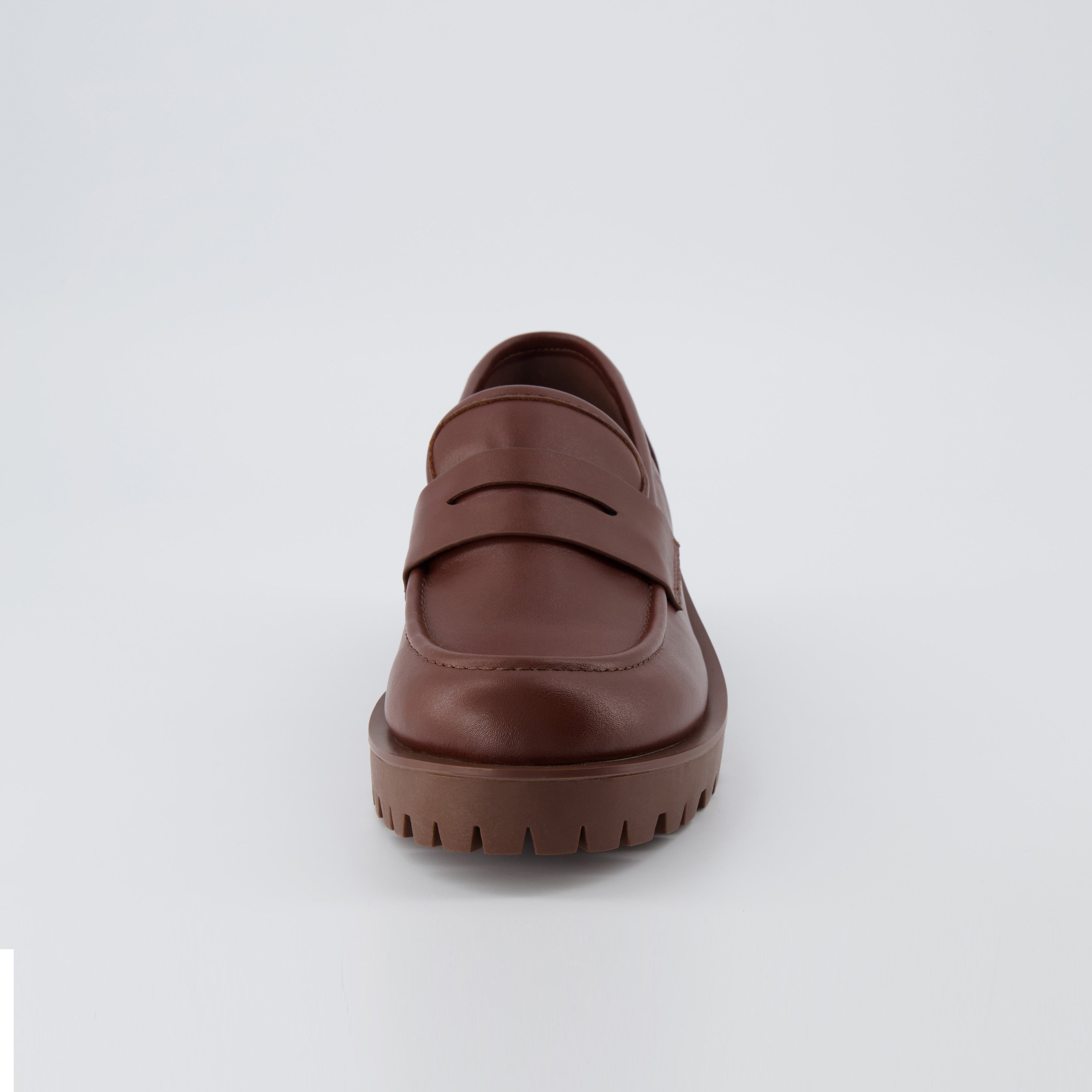 Wonder Lug Sole Loafer Brown