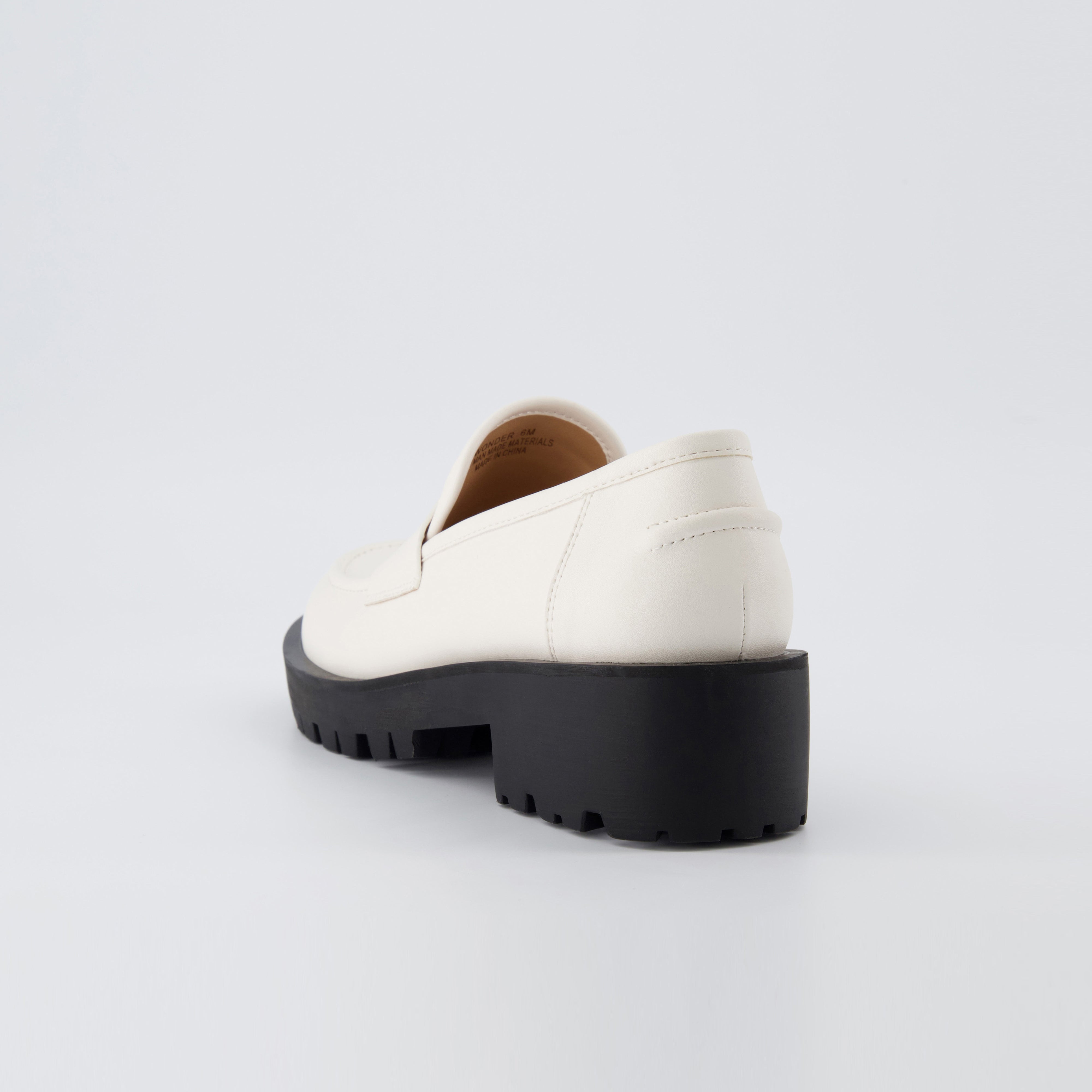 Wonder Lug Sole Loafer Cream