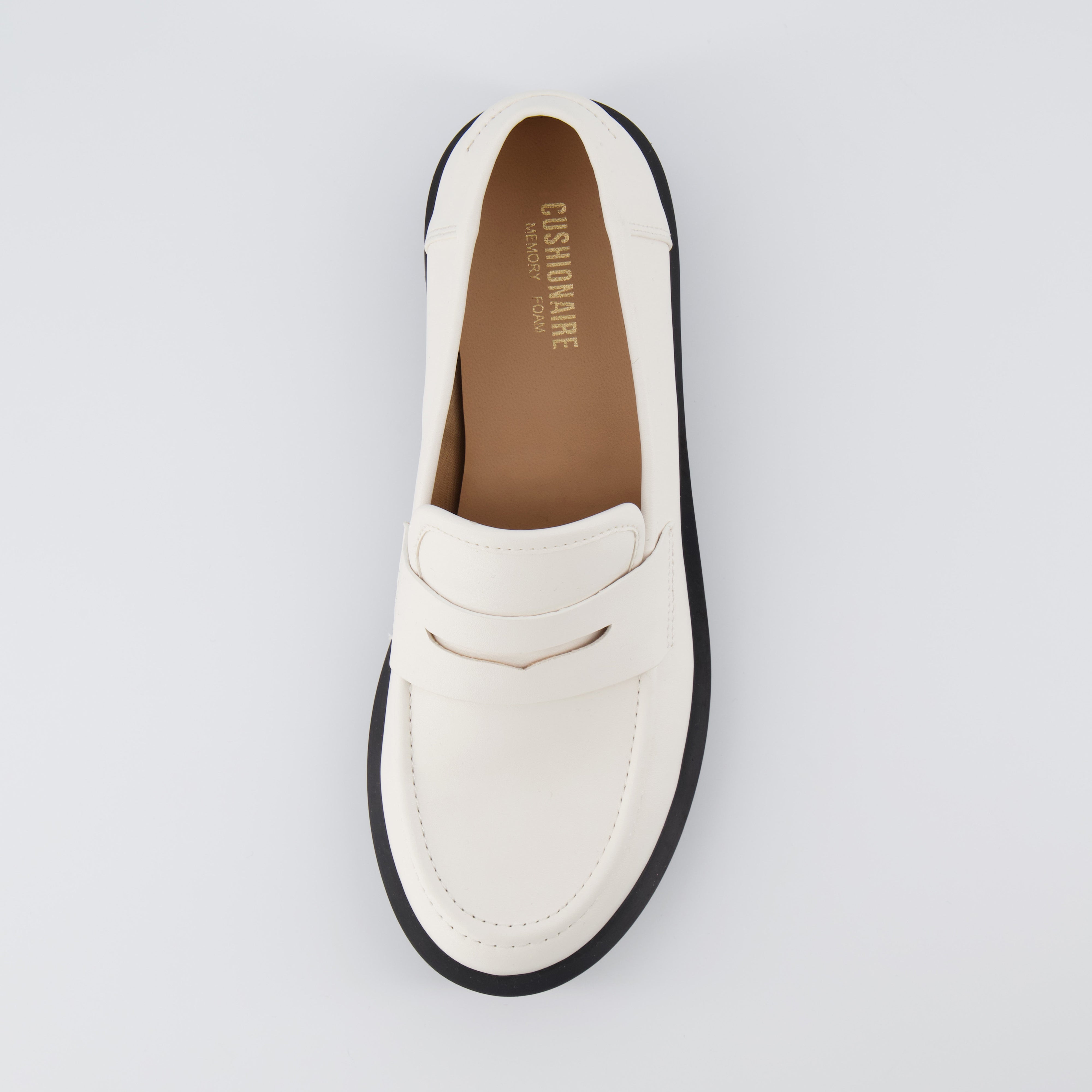 Wonder Lug Sole Loafer Cream
