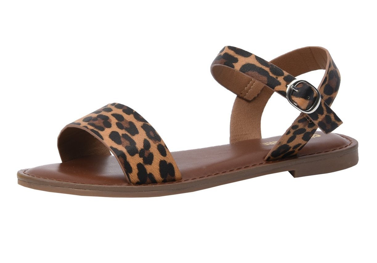 Clara One Band Sandal Leopard