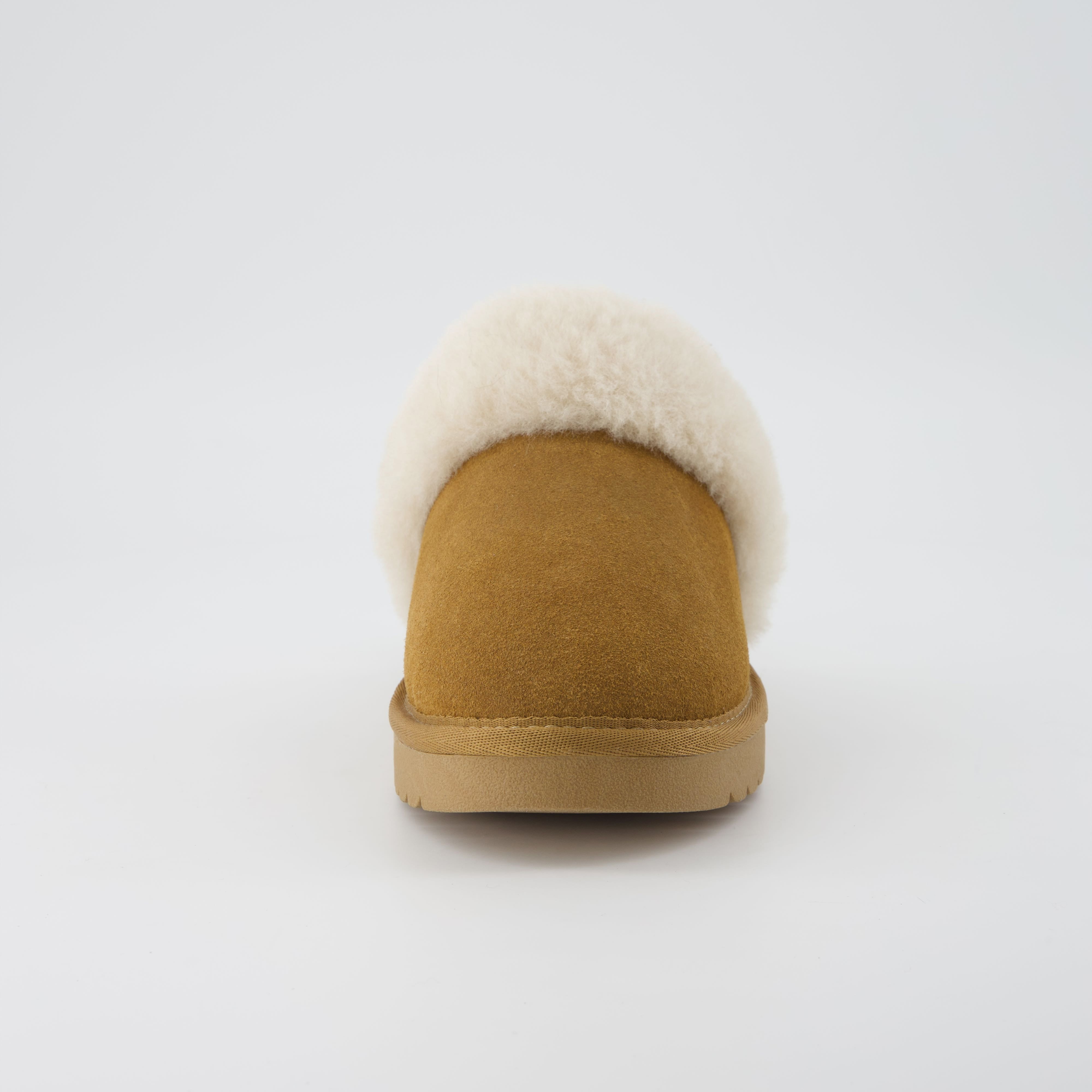 Hush Suede Slippers Chestnut
