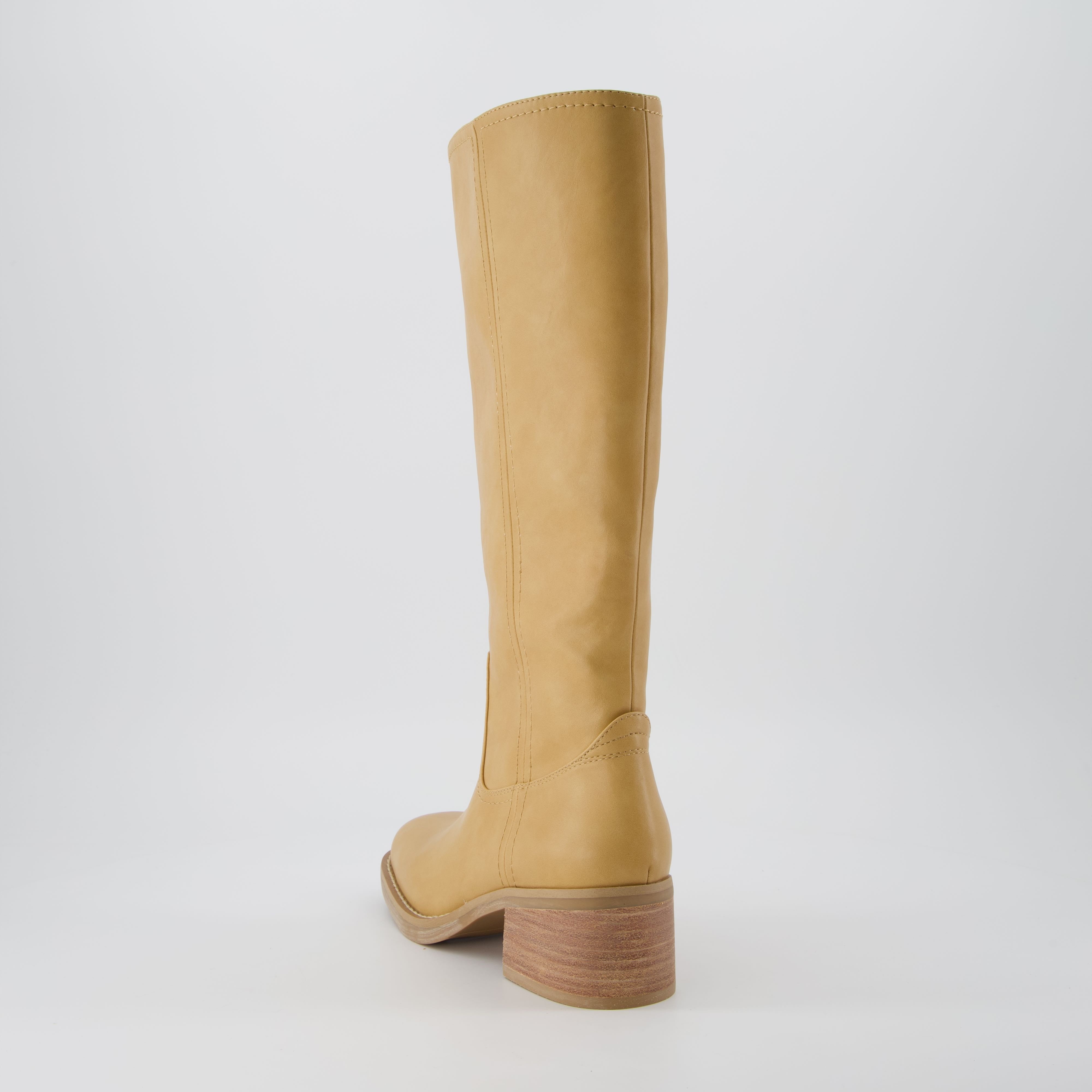 CUSHIONAIRE Sawyer Tall Chunky Heel Womens Boots - Pull On Casual Knee High Boots for Women