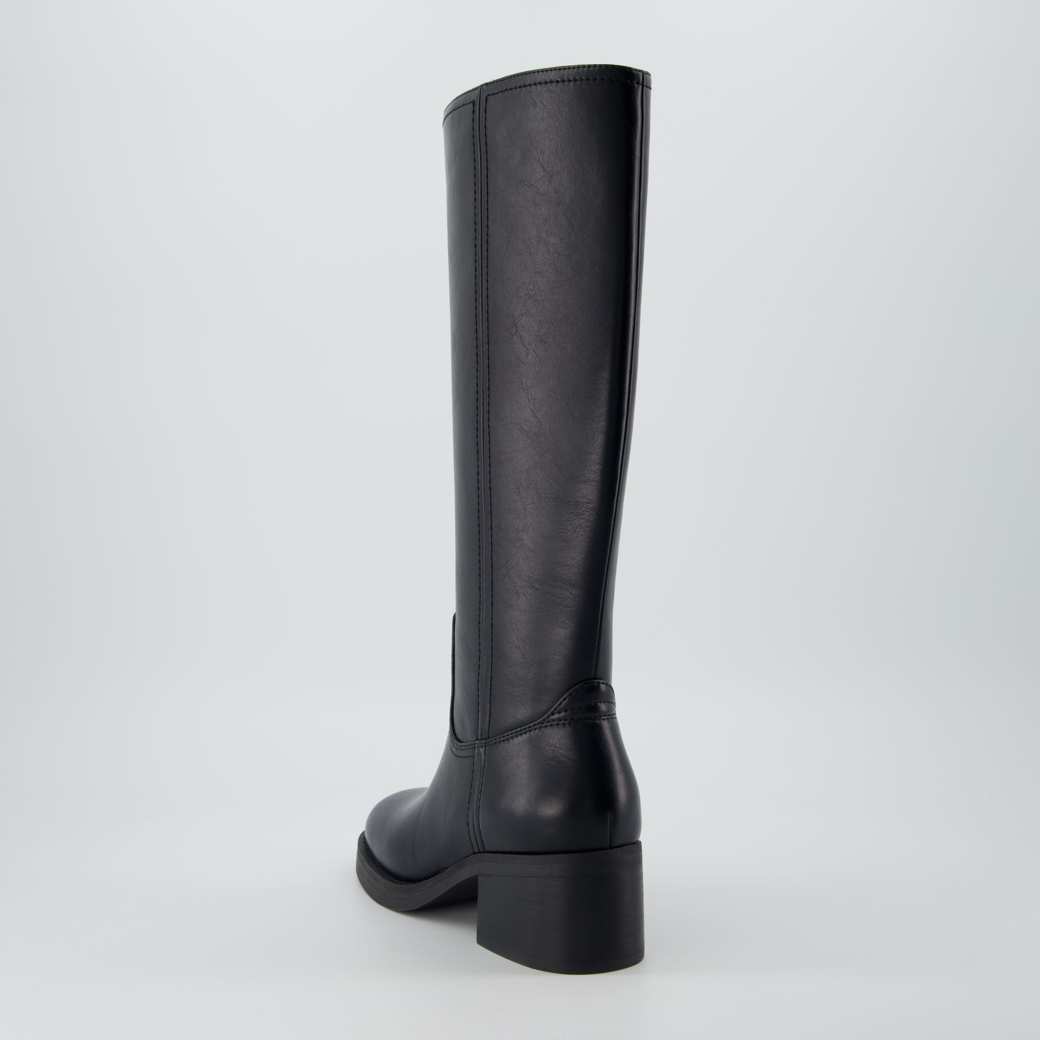 CUSHIONAIRE Sawyer Tall Chunky Heel Womens Boots - Pull On Casual Knee High Boots for Women