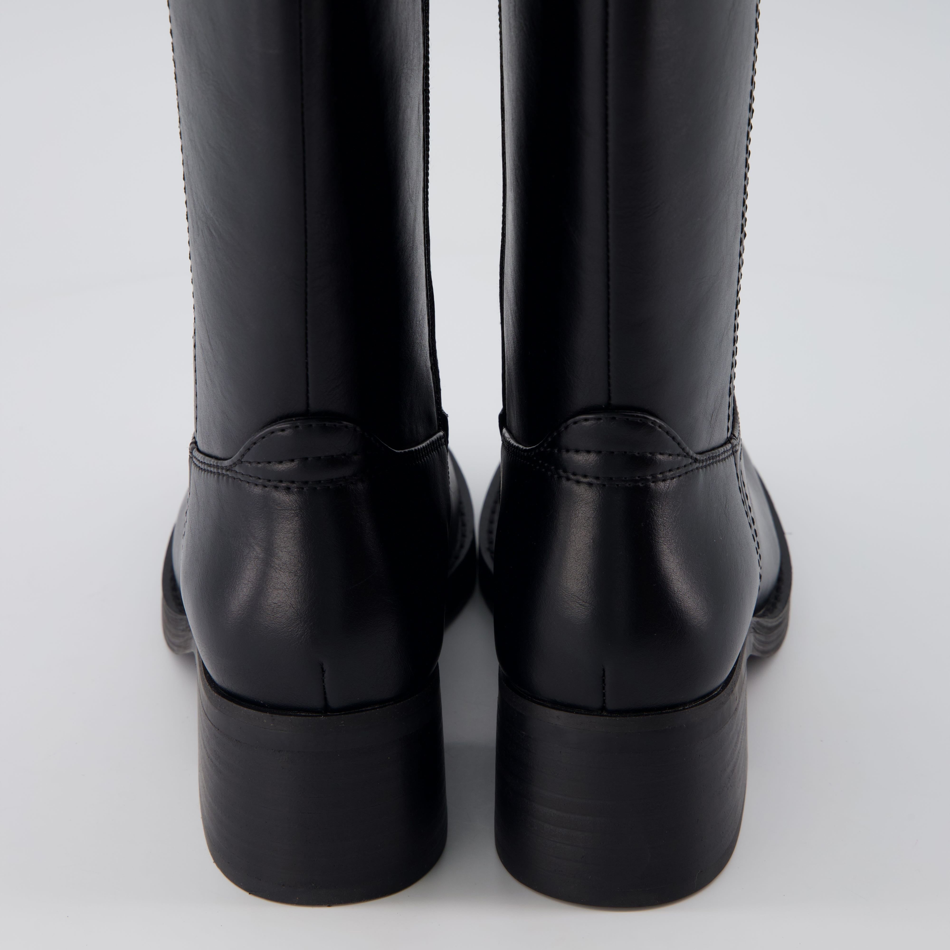 CUSHIONAIRE Sawyer Tall Chunky Heel Womens Boots - Pull On Casual Knee High Boots for Women