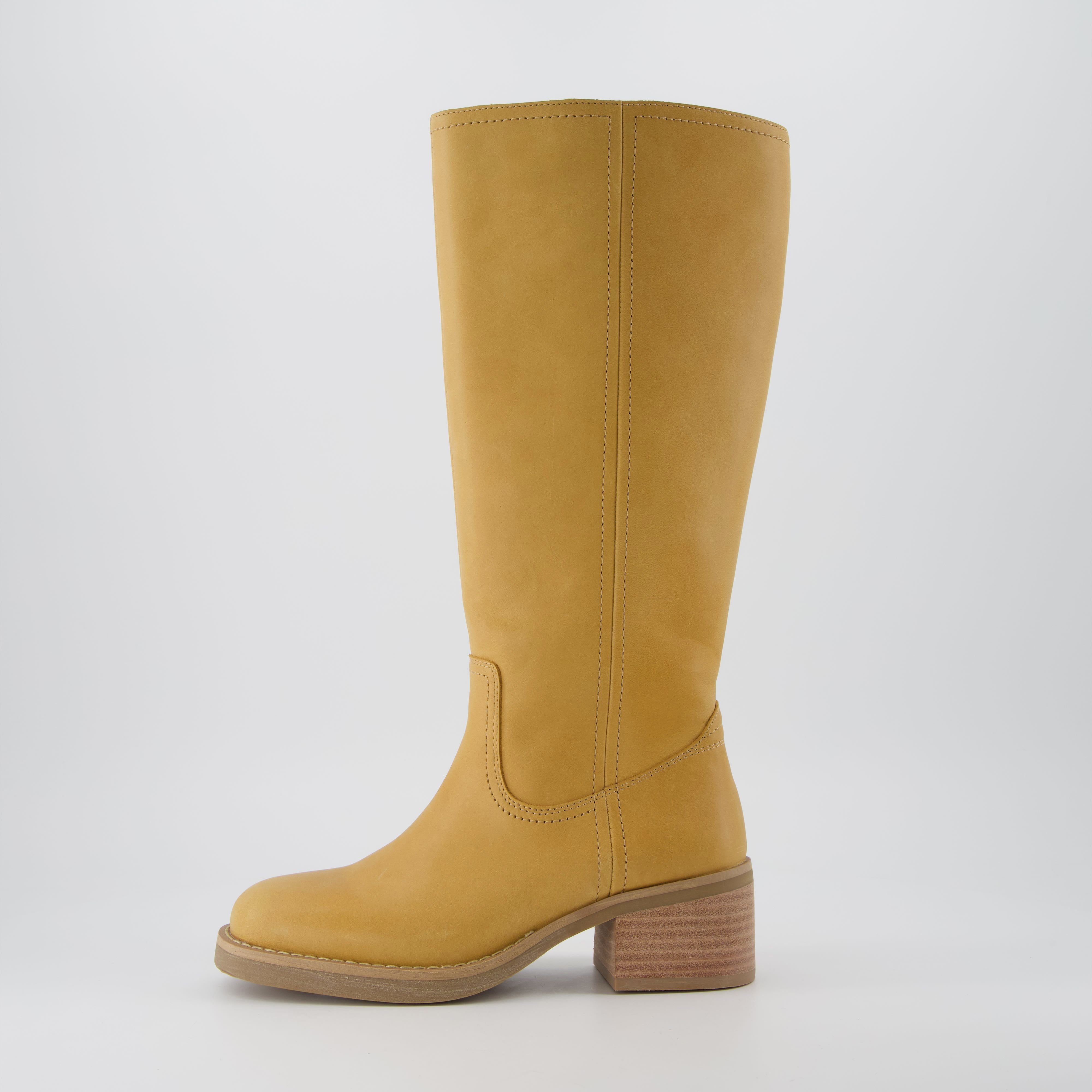 Sawyer Leather Boot Banana Leather Medium