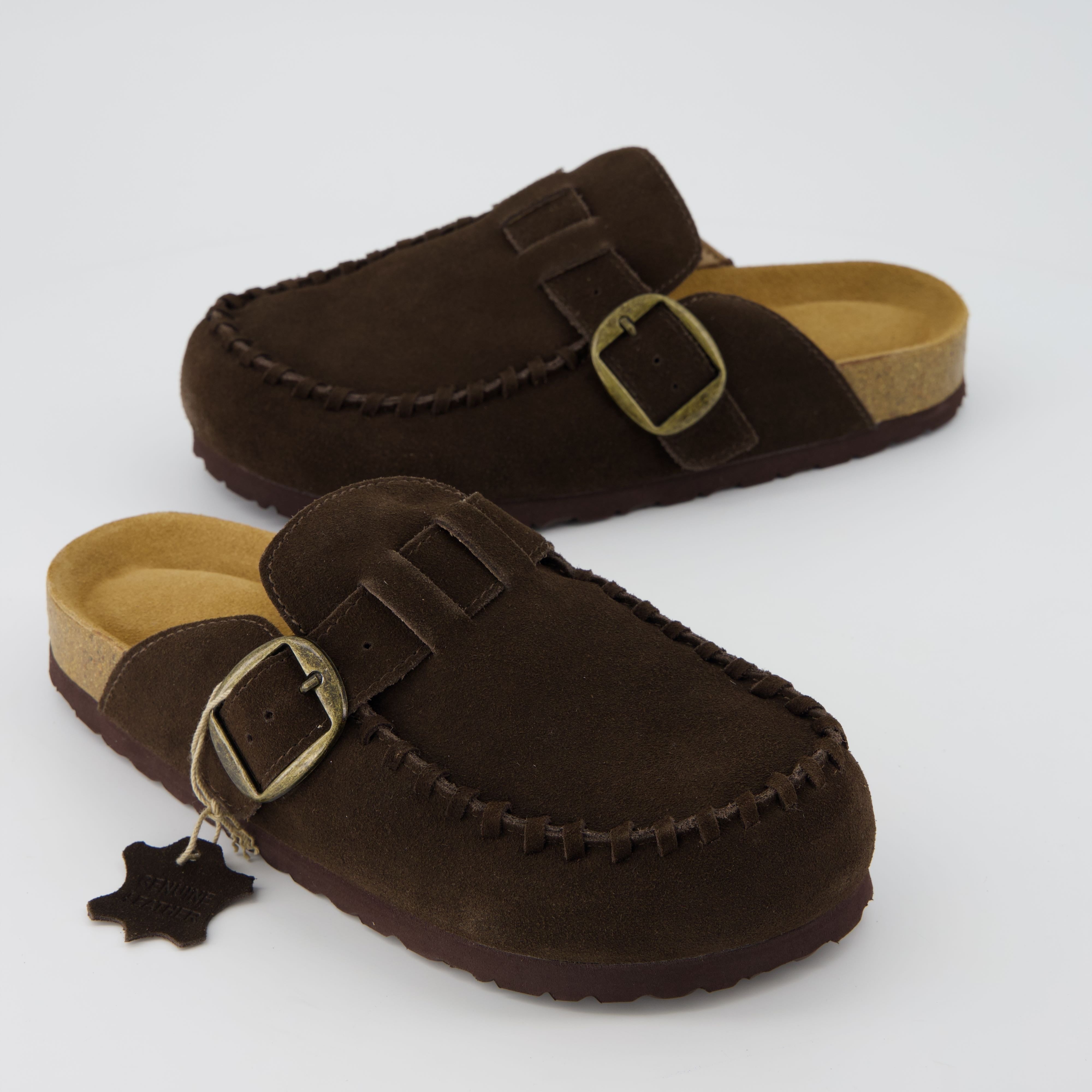 Canoe Leather Clogs