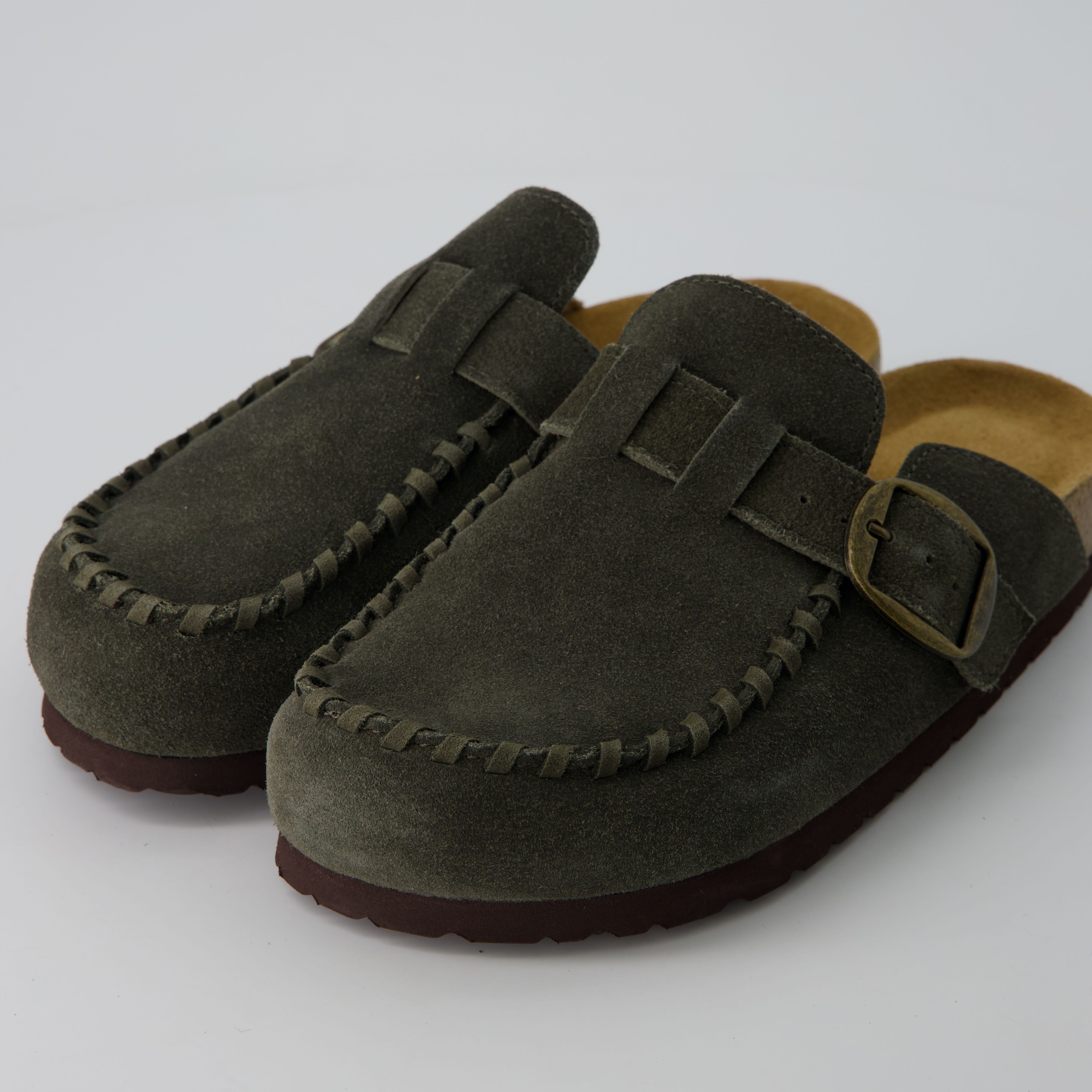 Canoe Leather Clogs