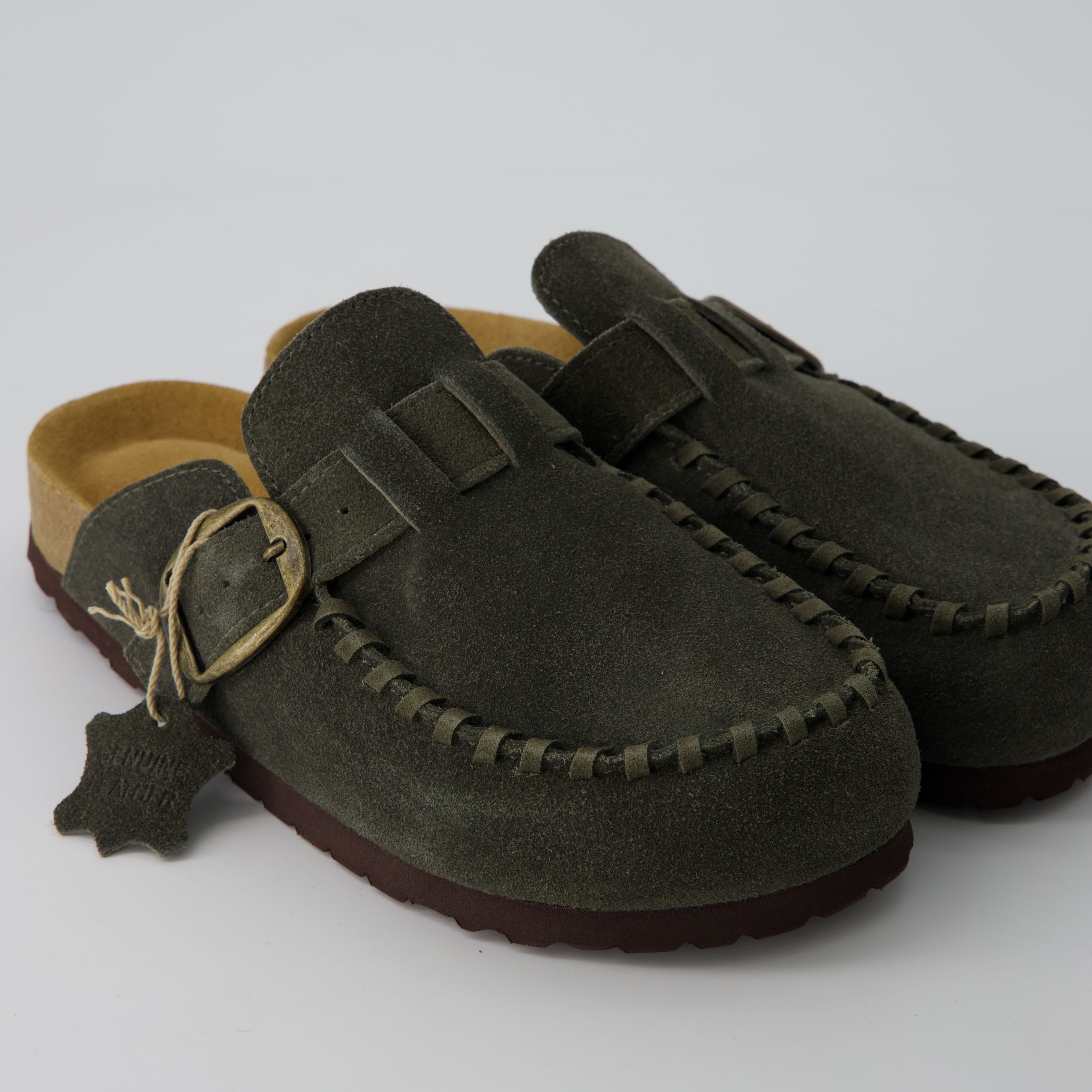 Canoe Leather Clogs