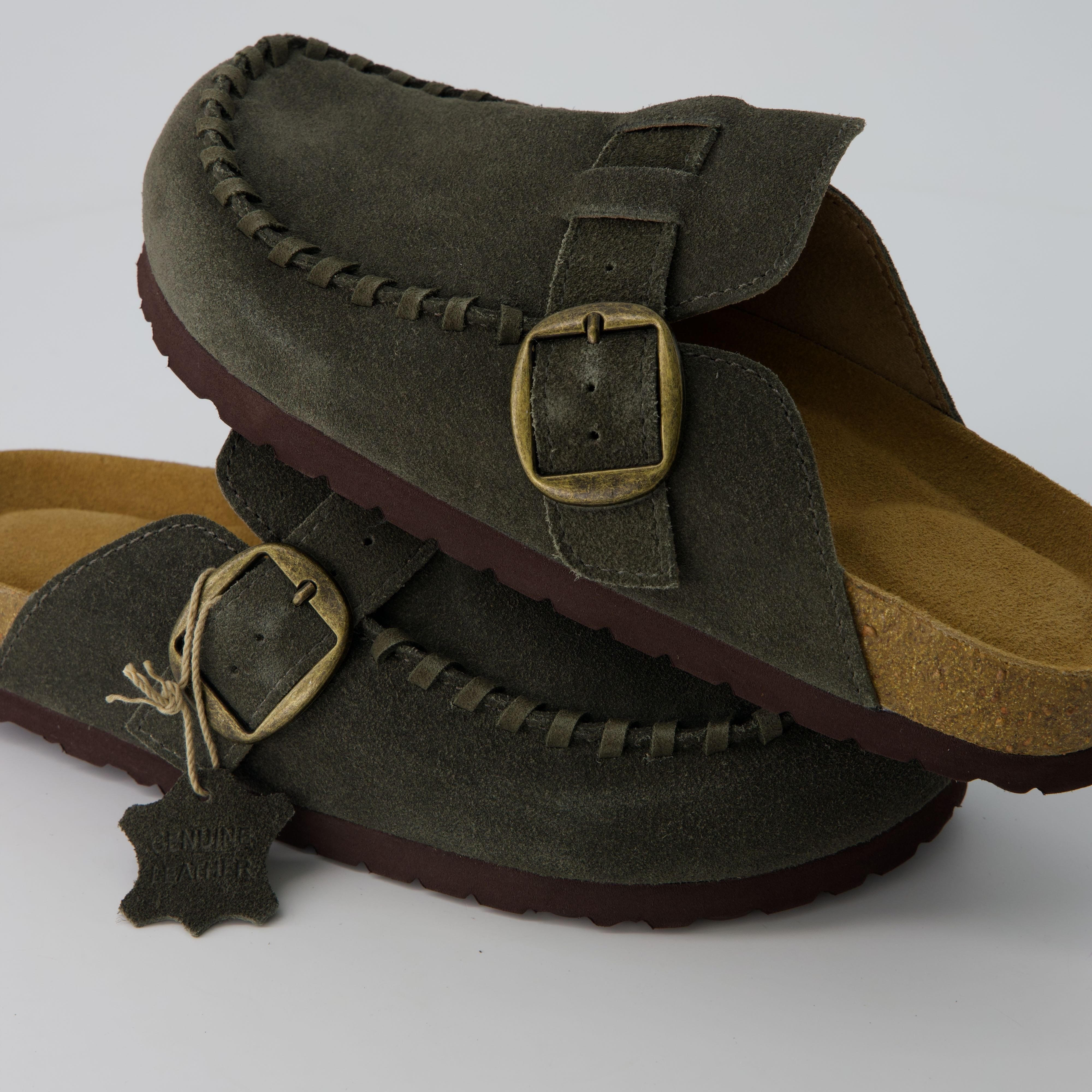 Canoe Leather Clogs
