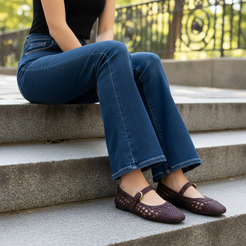 Windsor Woven Mary Jane