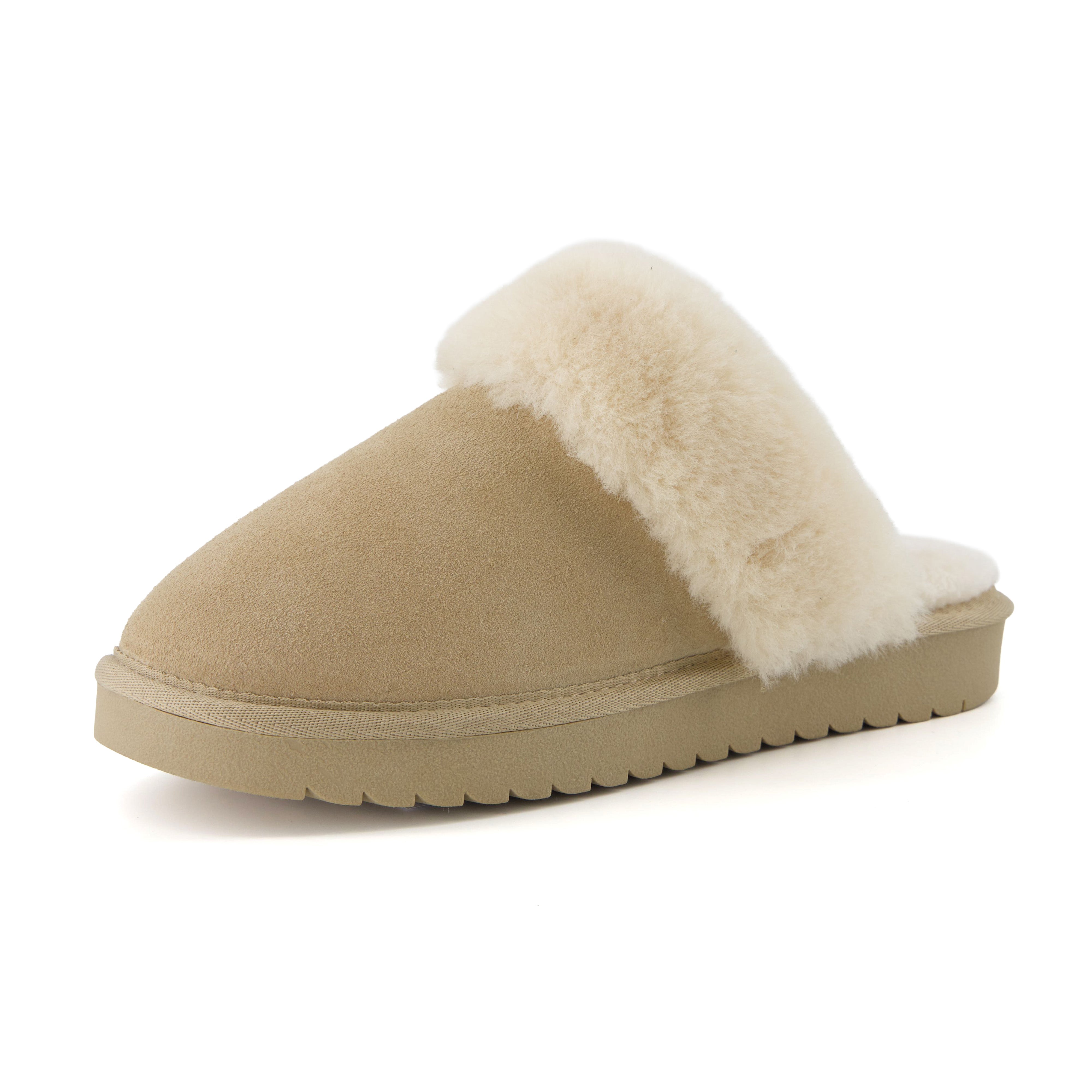 Hush Suede Slippers Black