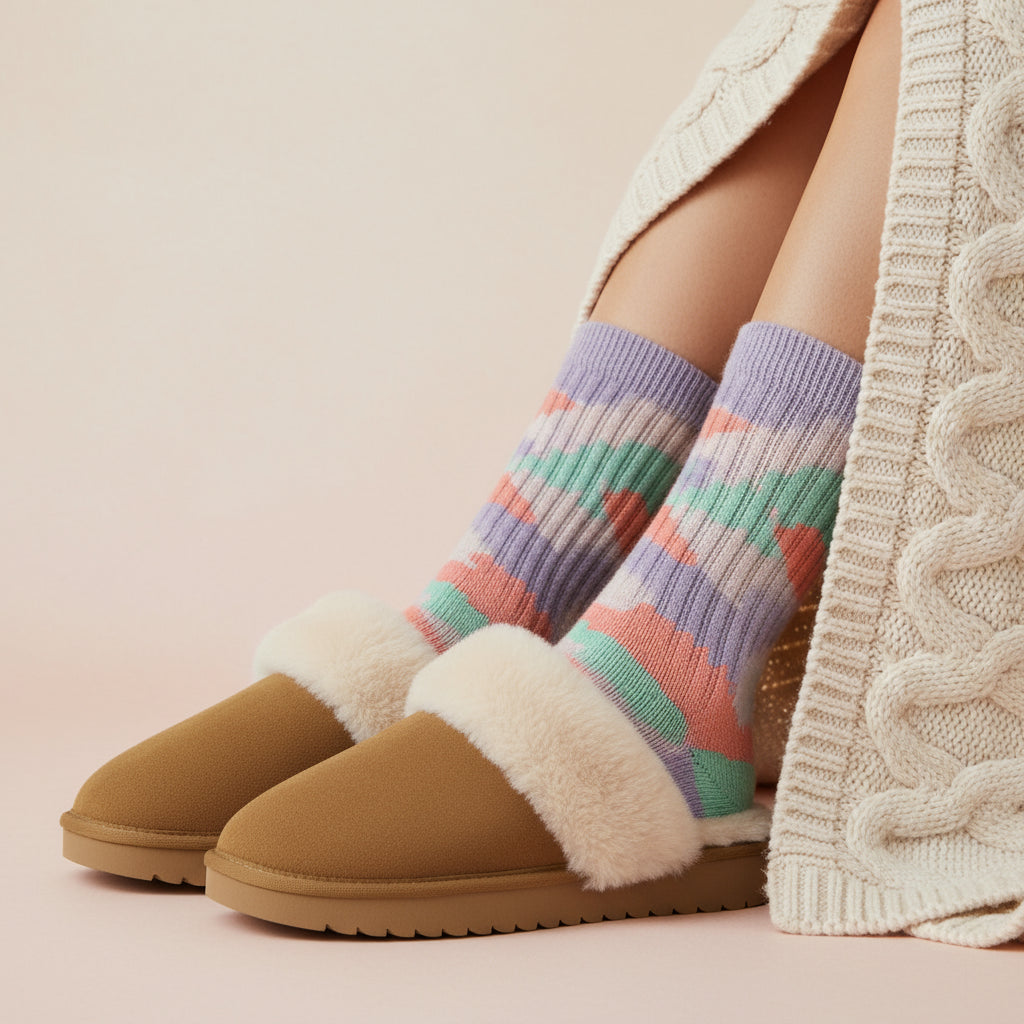 Hush Suede Slippers Chestnut