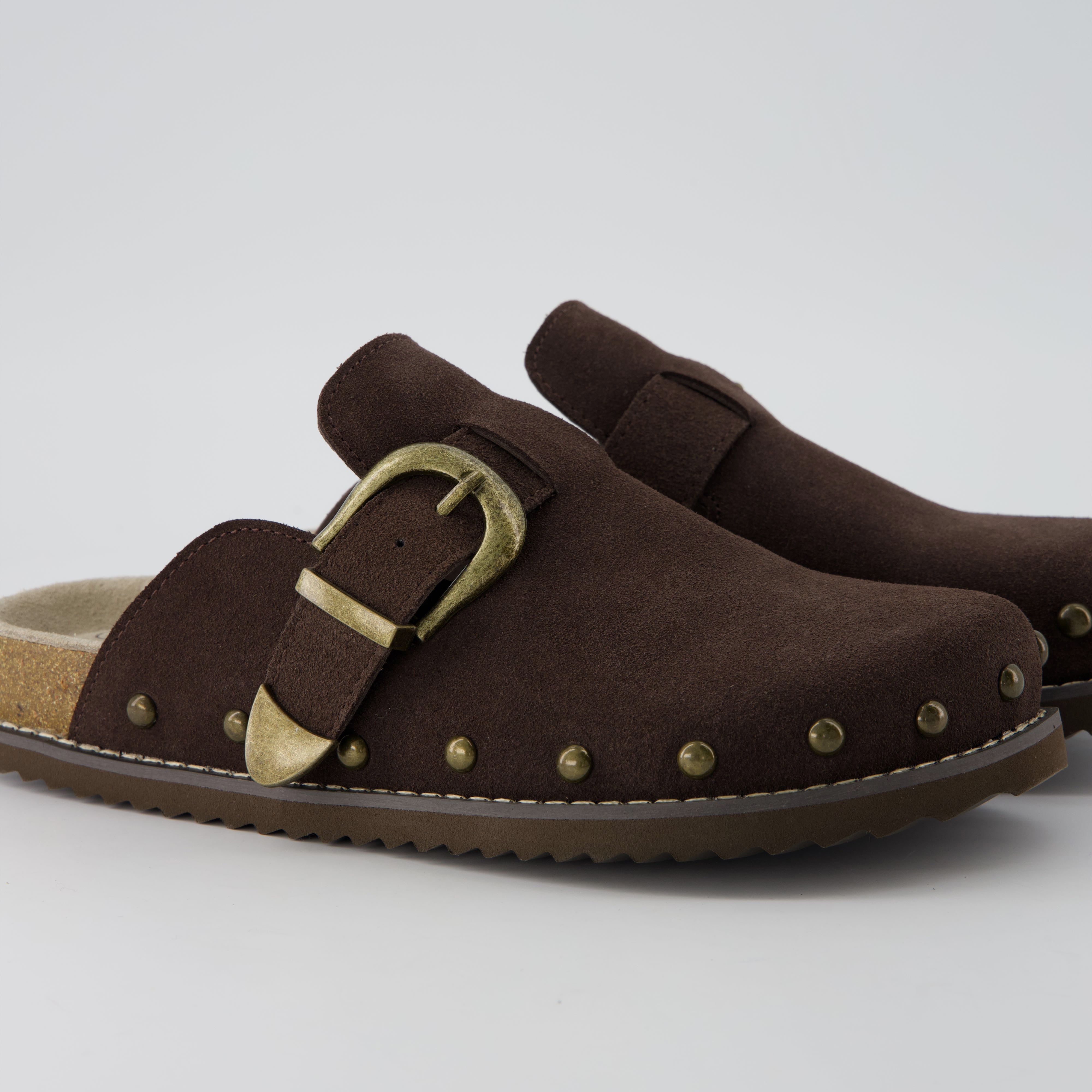 Bronco Suede Clogs