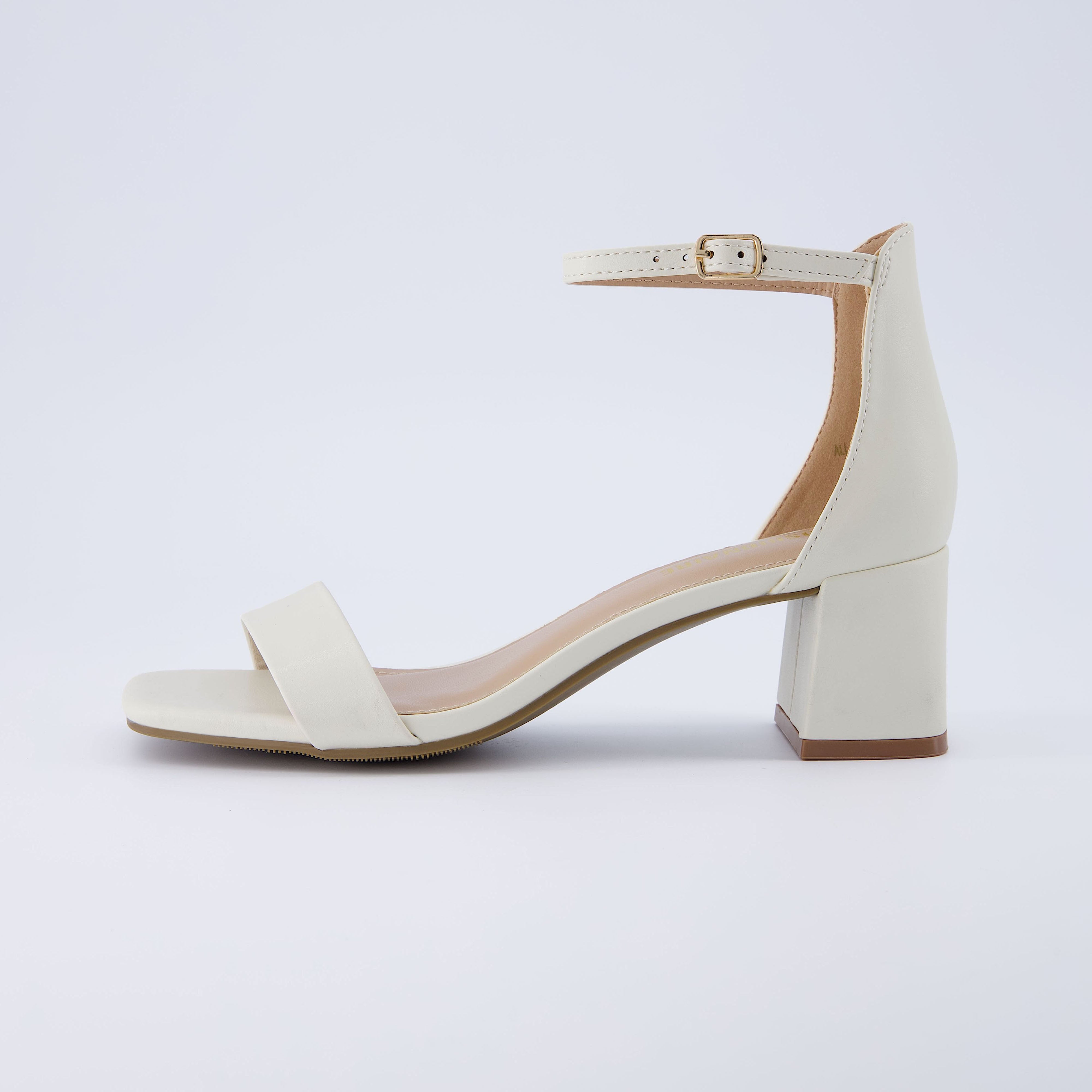 Abbey Block Heel Sandal Cream