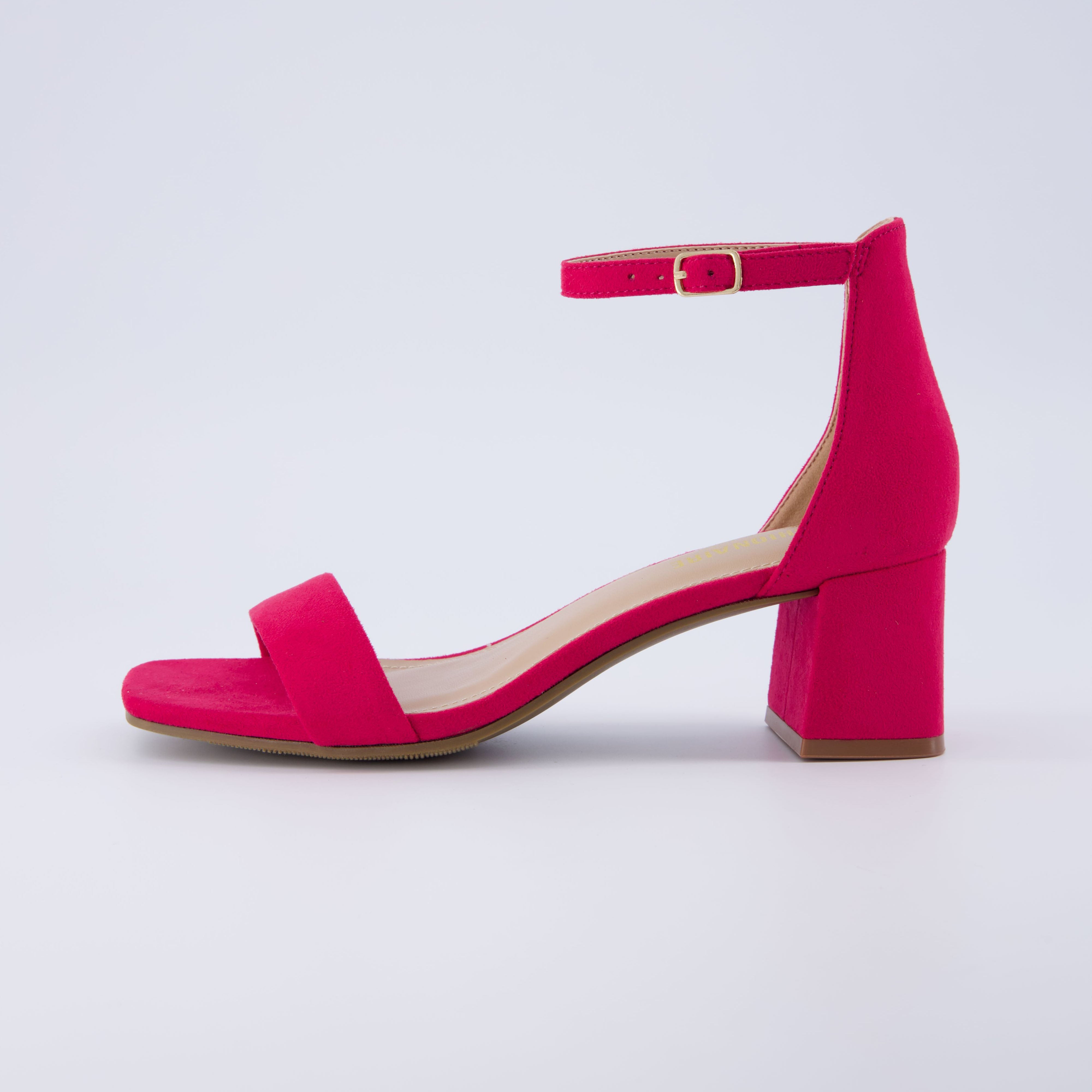 Abbey Block Heel Sandal Fuchsia