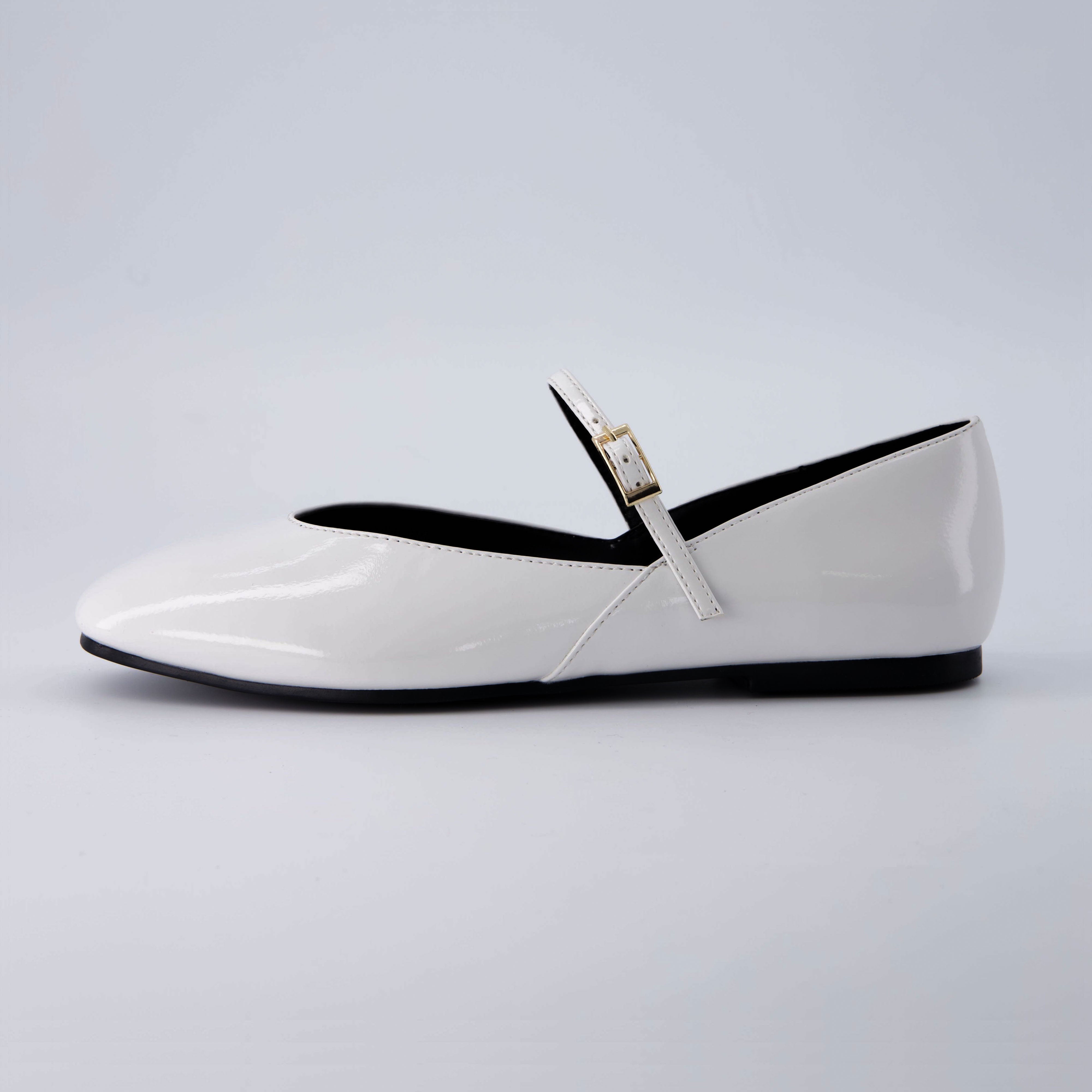 Amour Mary Jane Flat Cream