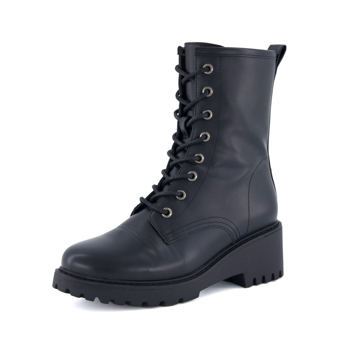 Andie Combat Ankle Boots Black Medium