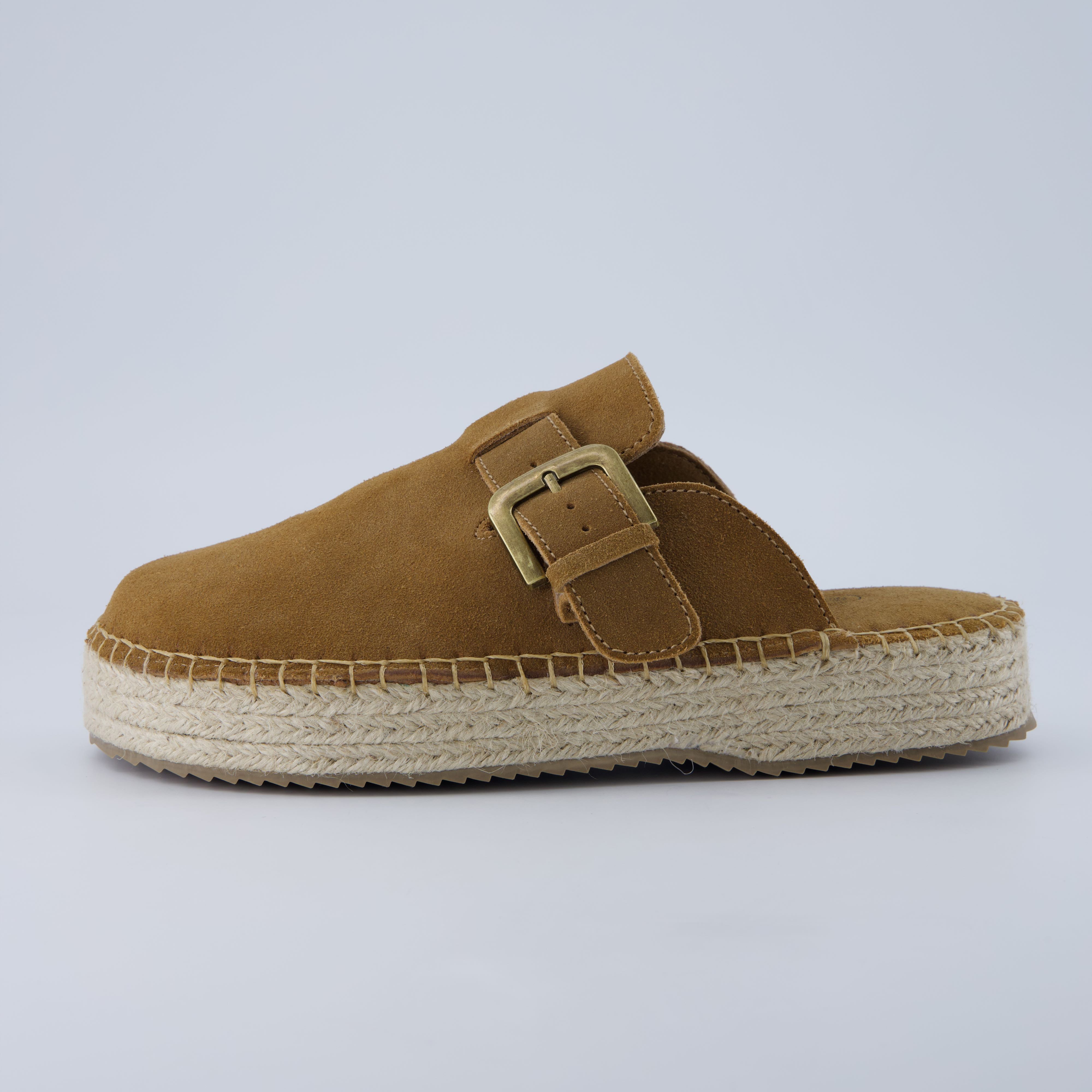 Andy Espadrille Clog Chestnut