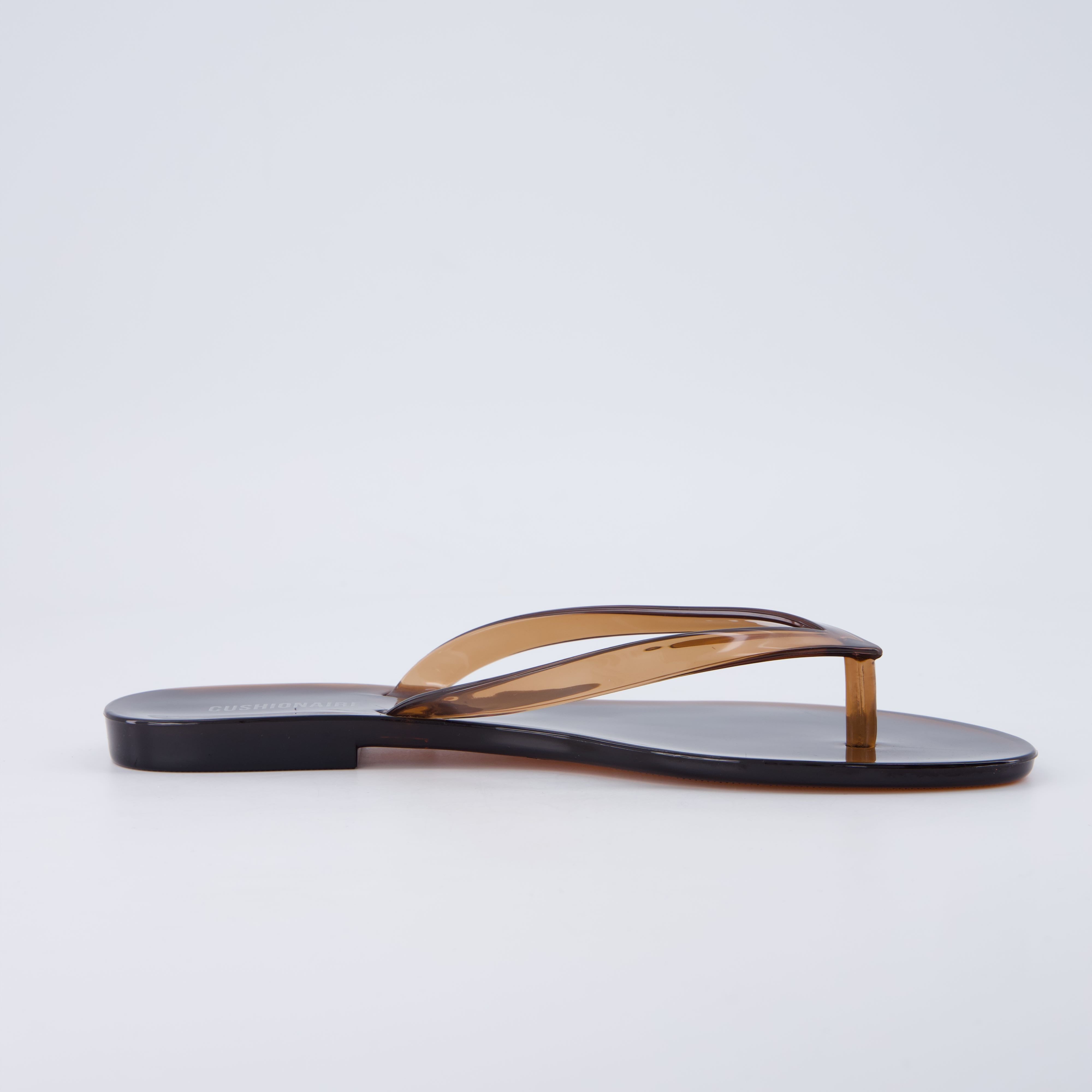 Aqua Jelly Flip Flops Chocolate Medium