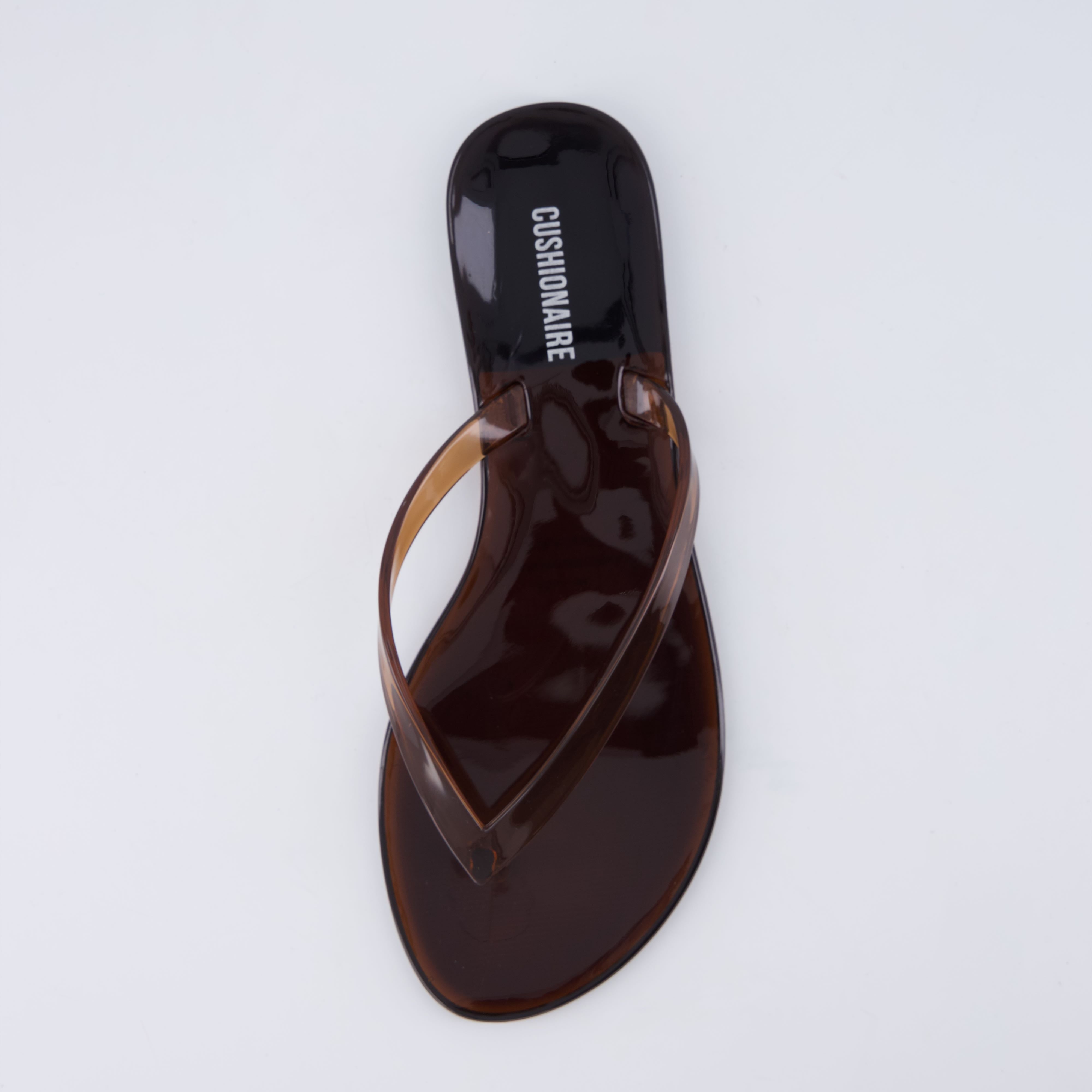 Aqua Jelly Flip Flops Chocolate Medium