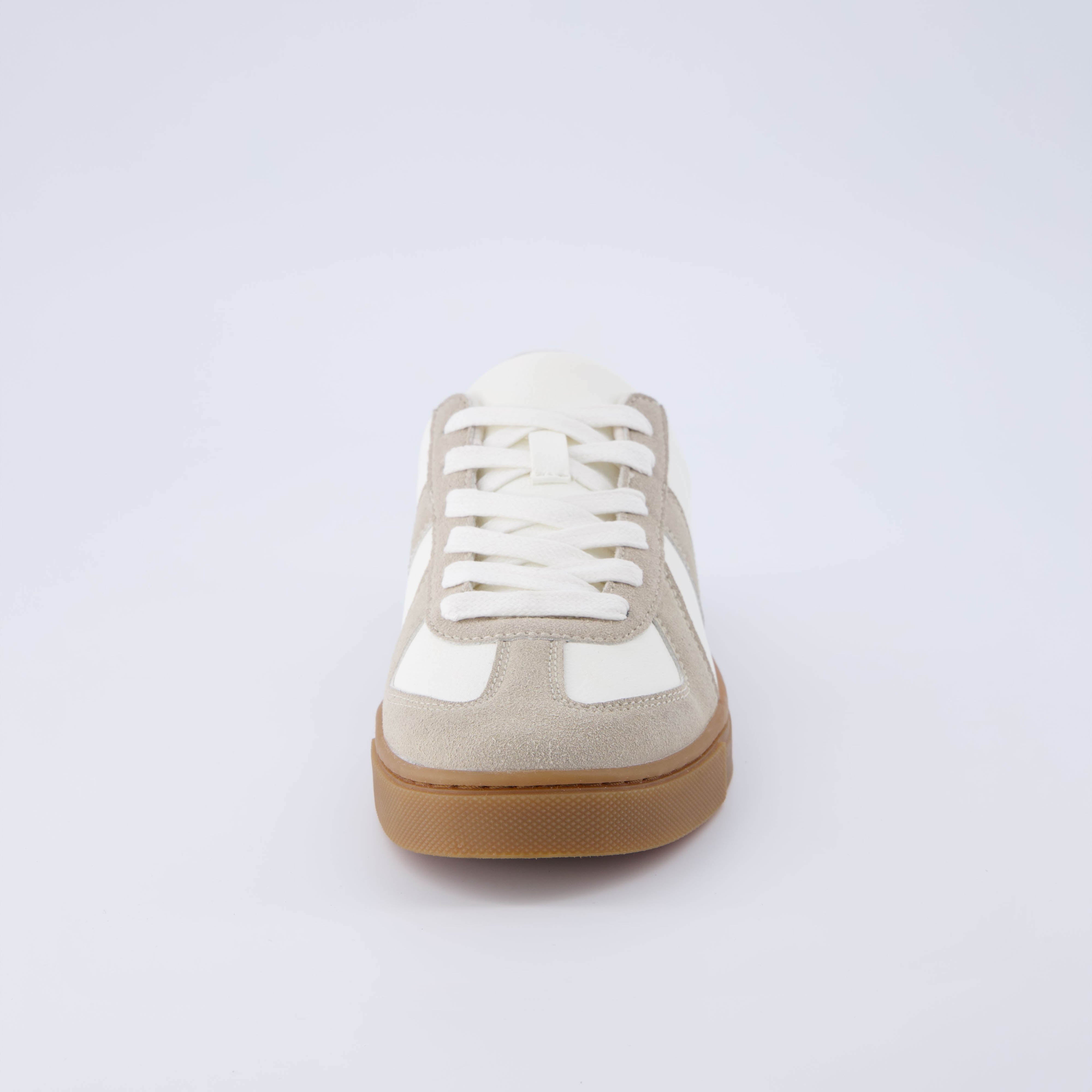 Bailey Lace Up Sneaker White Grey