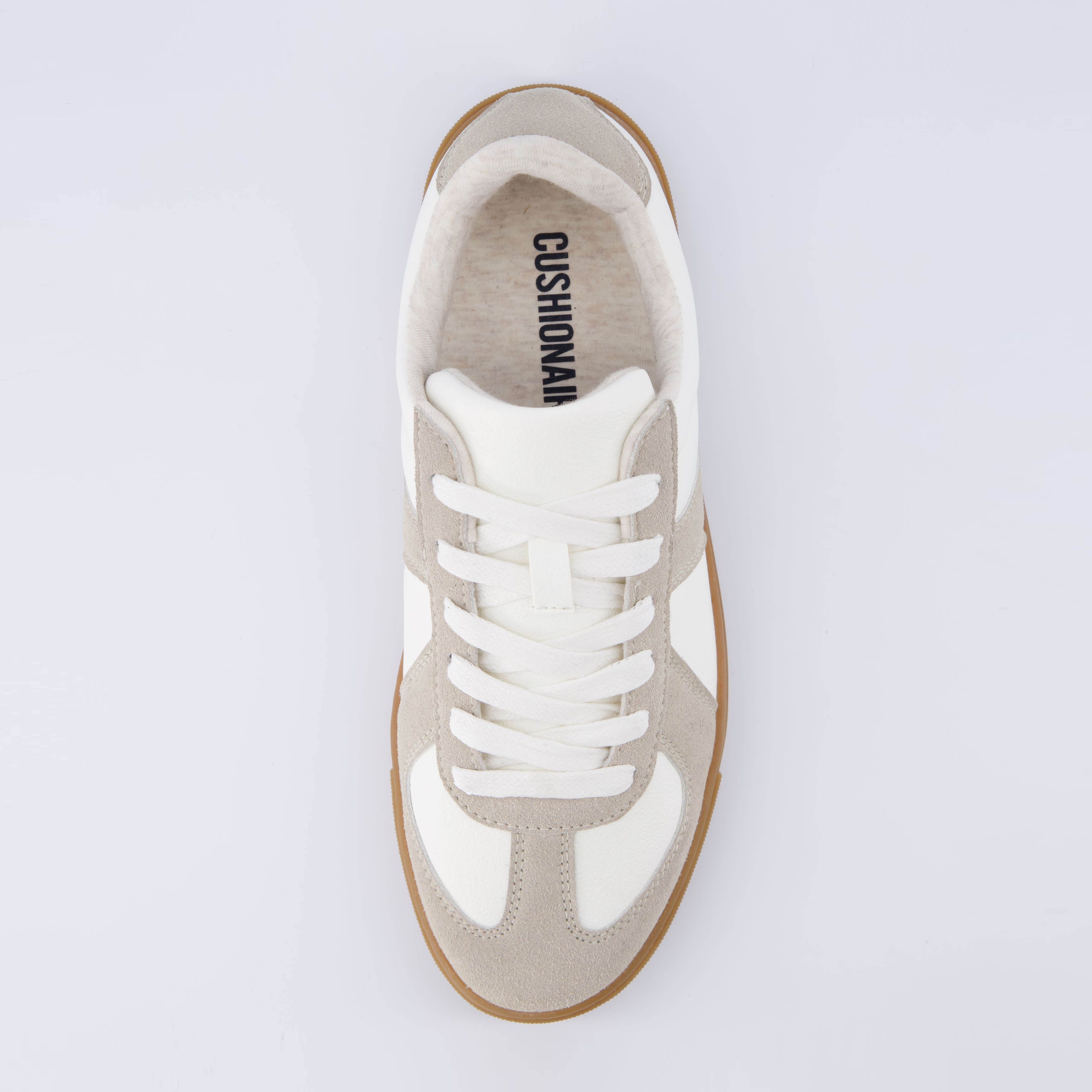 Bailey Lace Up Sneaker White Grey