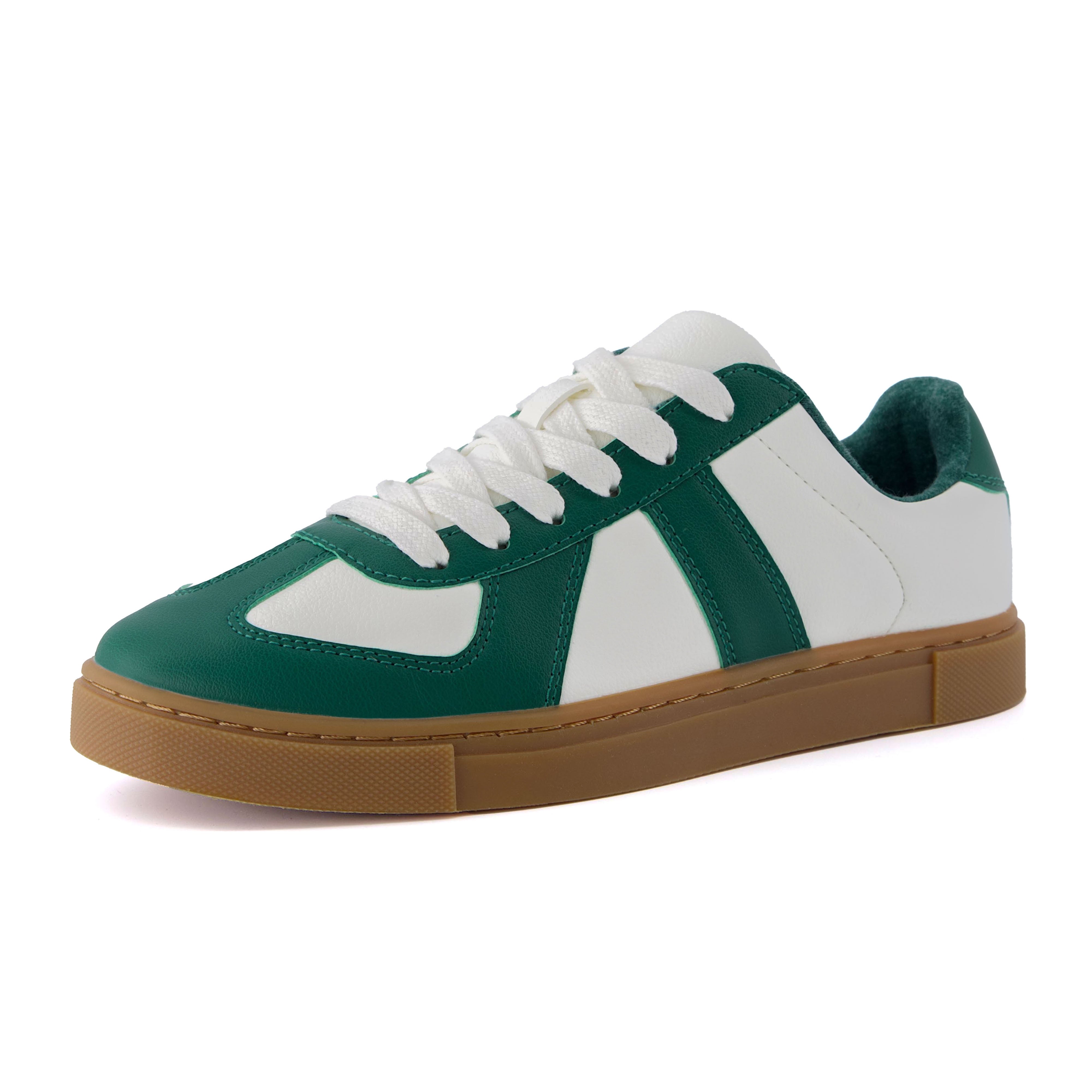 Bailey Lace Up Sneaker White Green