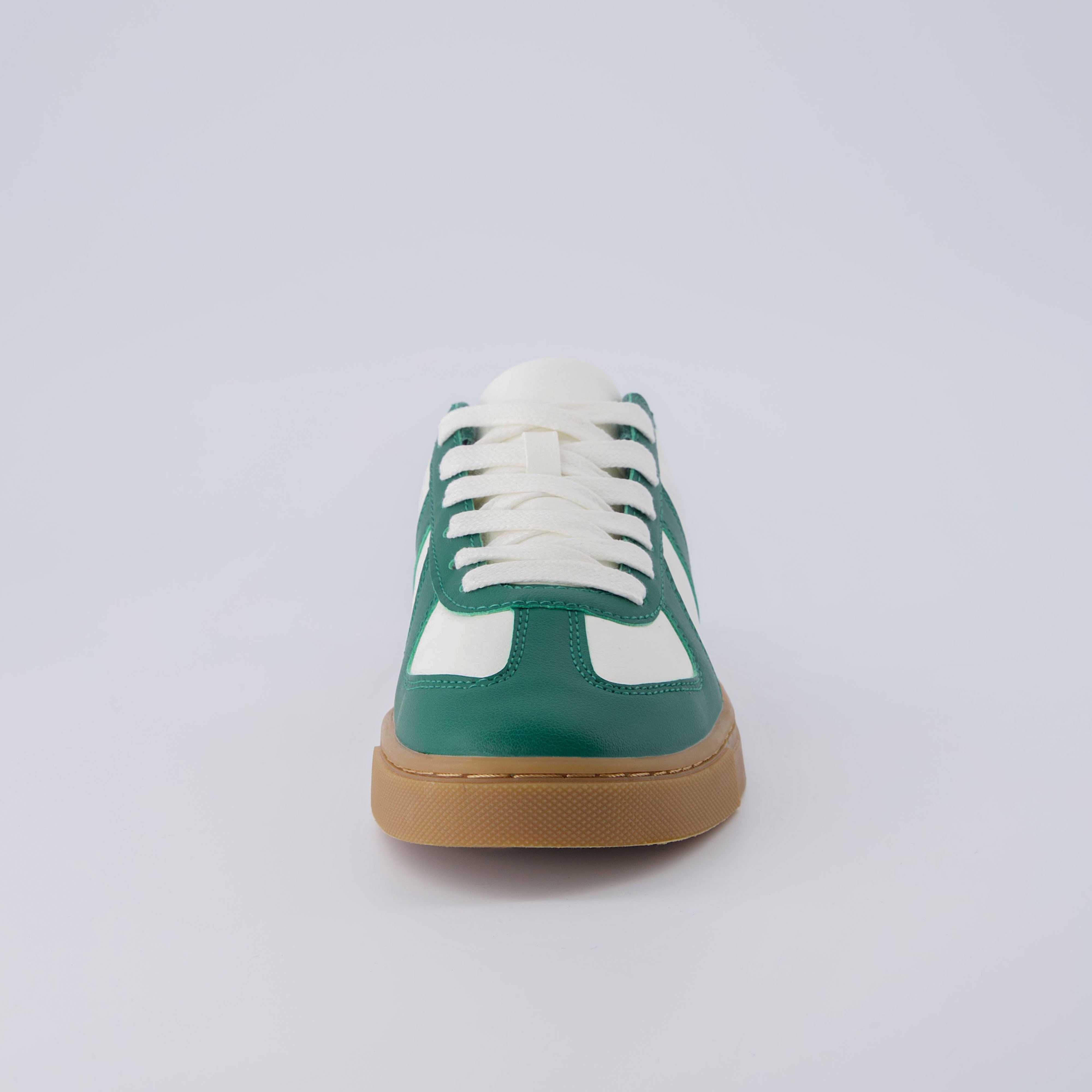 Bailey Lace Up Sneaker White Green