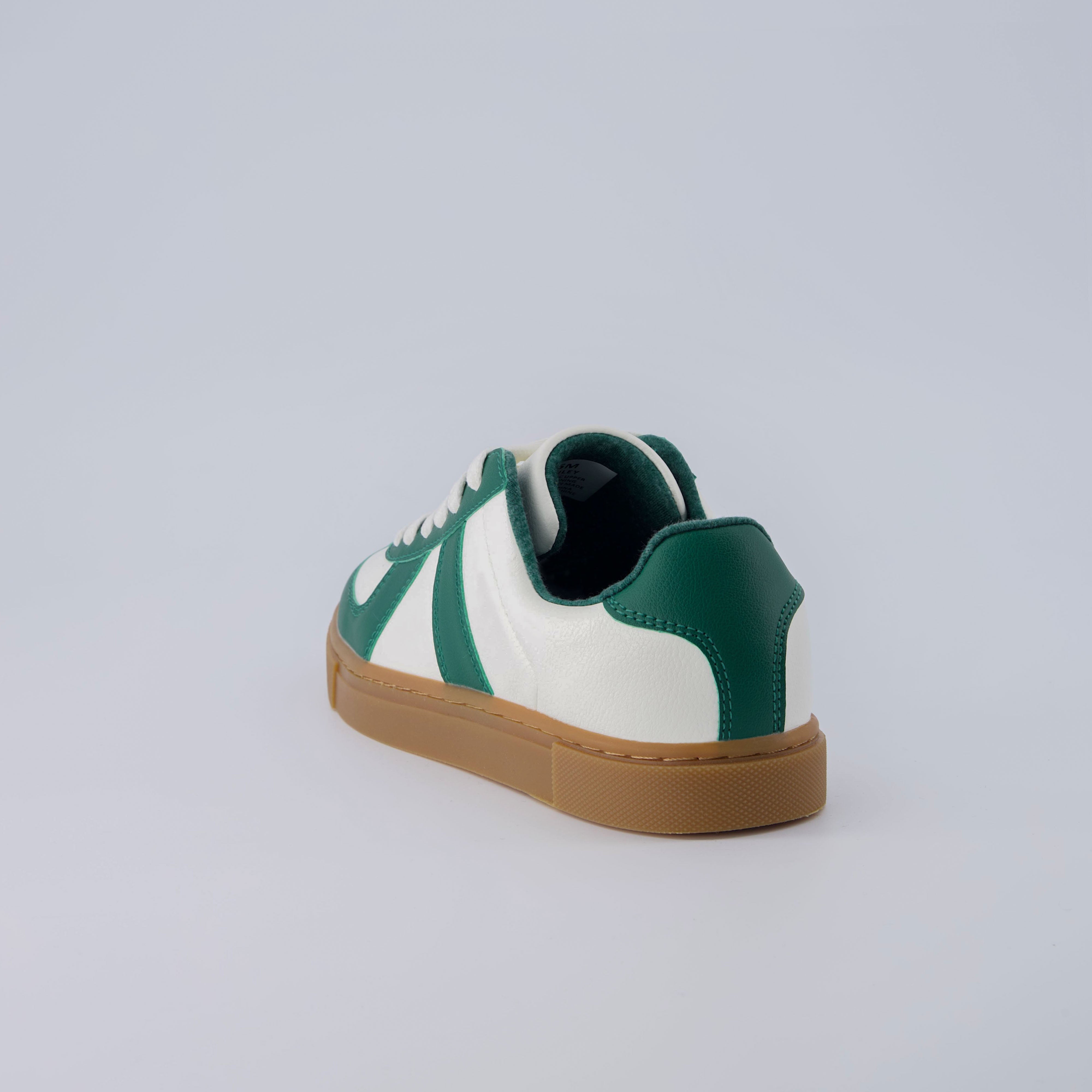 Bailey Lace Up Sneaker White Green