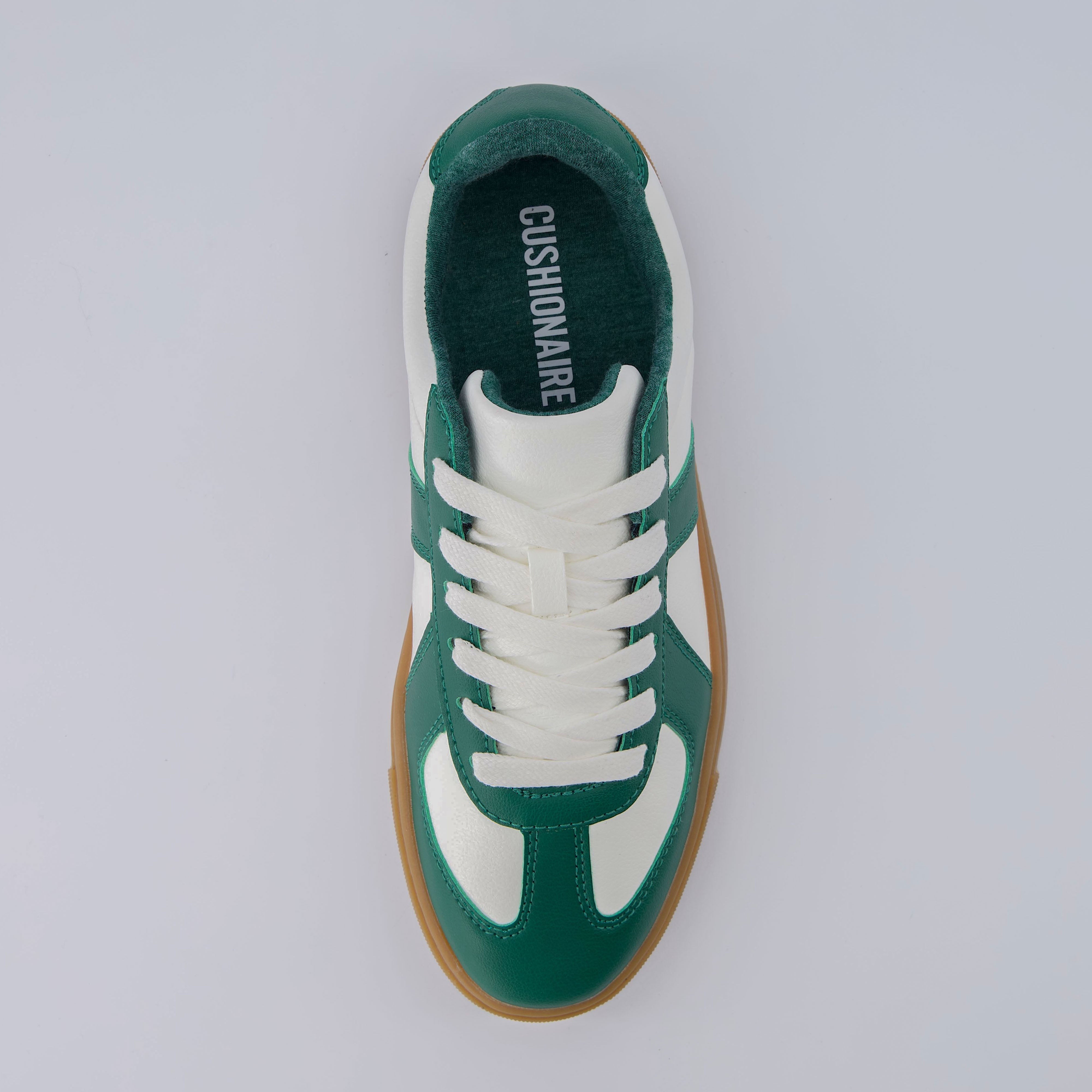 Bailey Lace Up Sneaker White Green