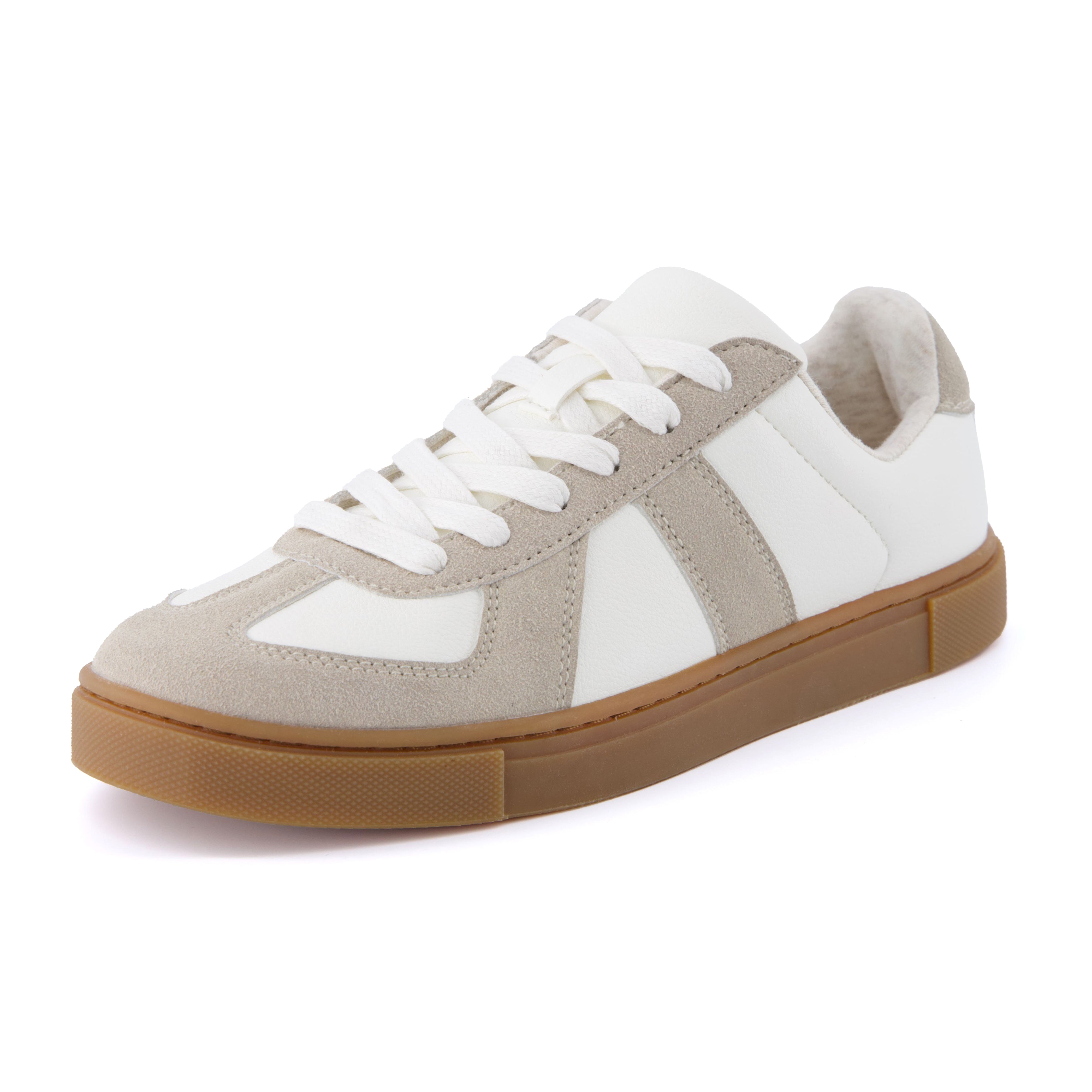 Bailey Lace Up Sneaker White Grey