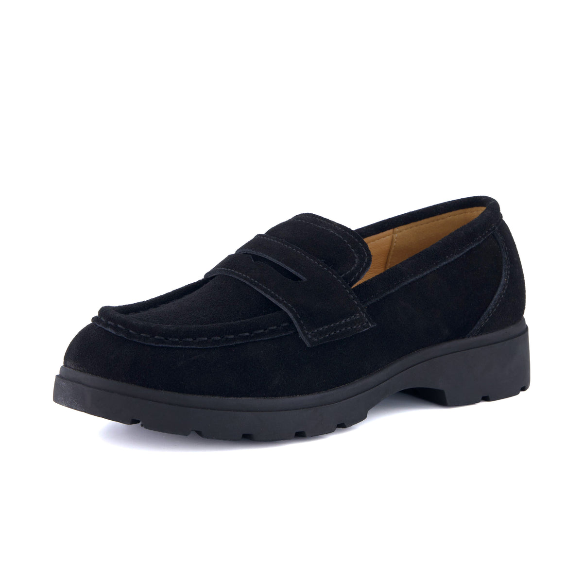 Bard Leather Penny Loafers Black