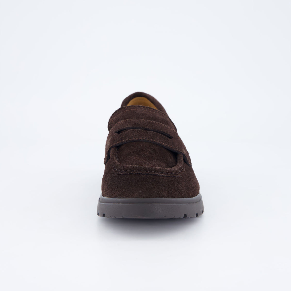Bard Leather Penny Loafers Chocolate