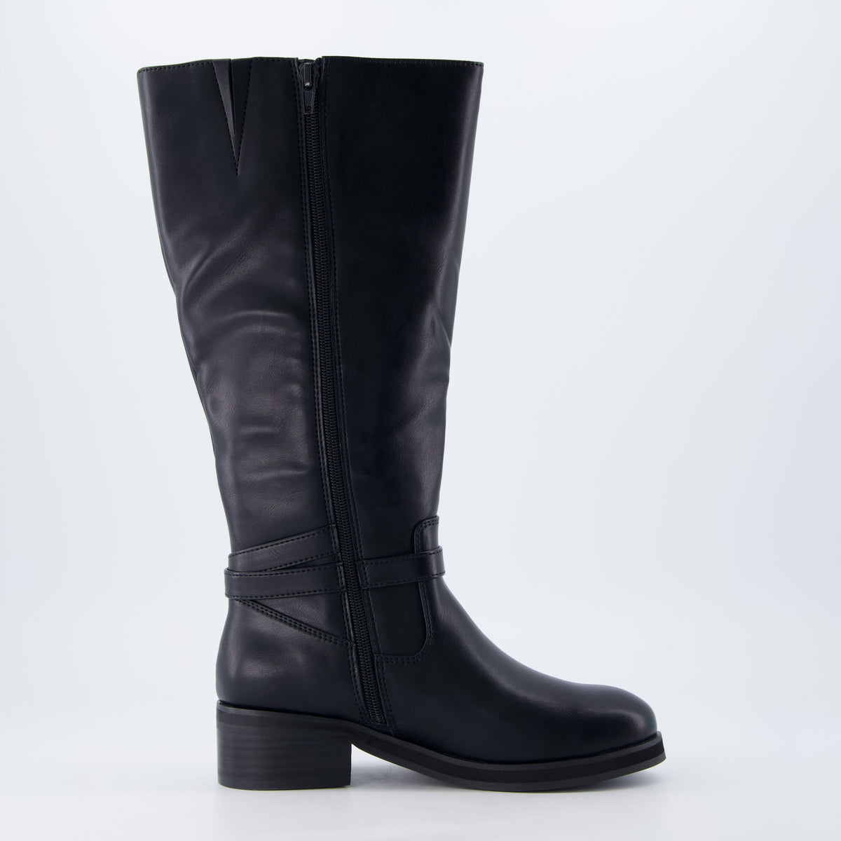Baxter Knee High Boots Black