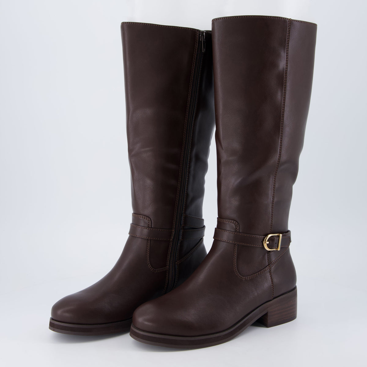 Baxter Knee High Boots Brown
