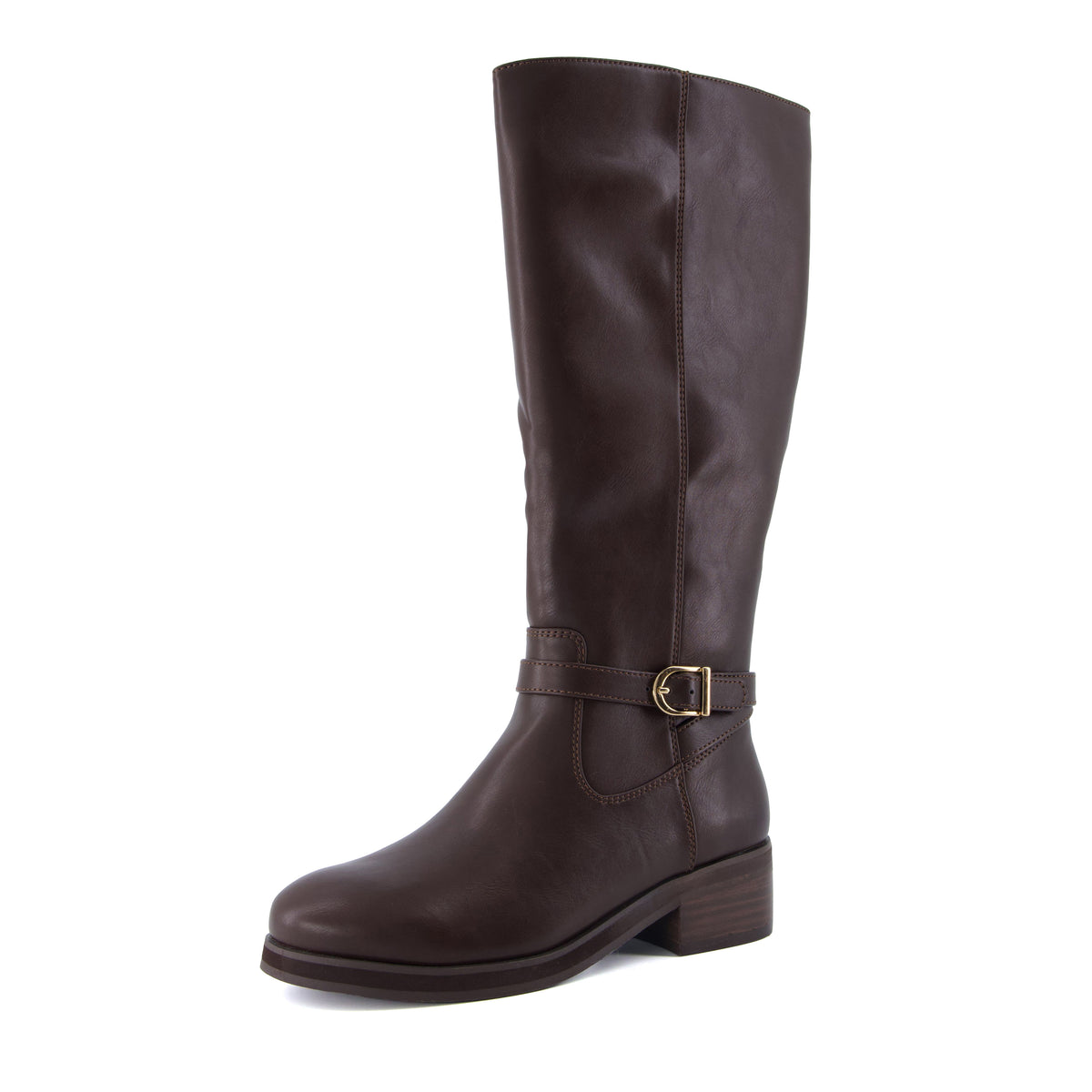 Baxter Knee High Boots Brown