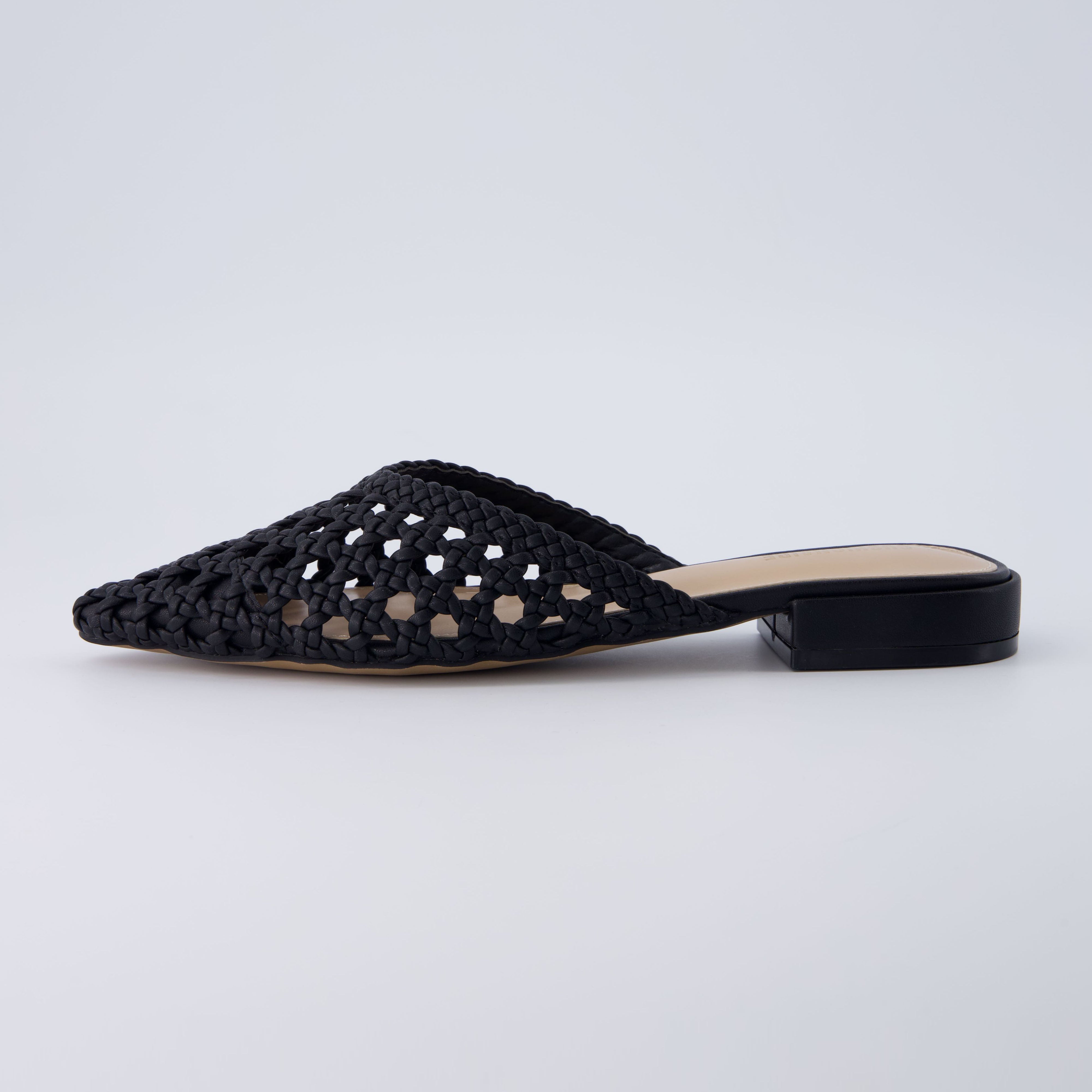 Behold Woven Mule Black