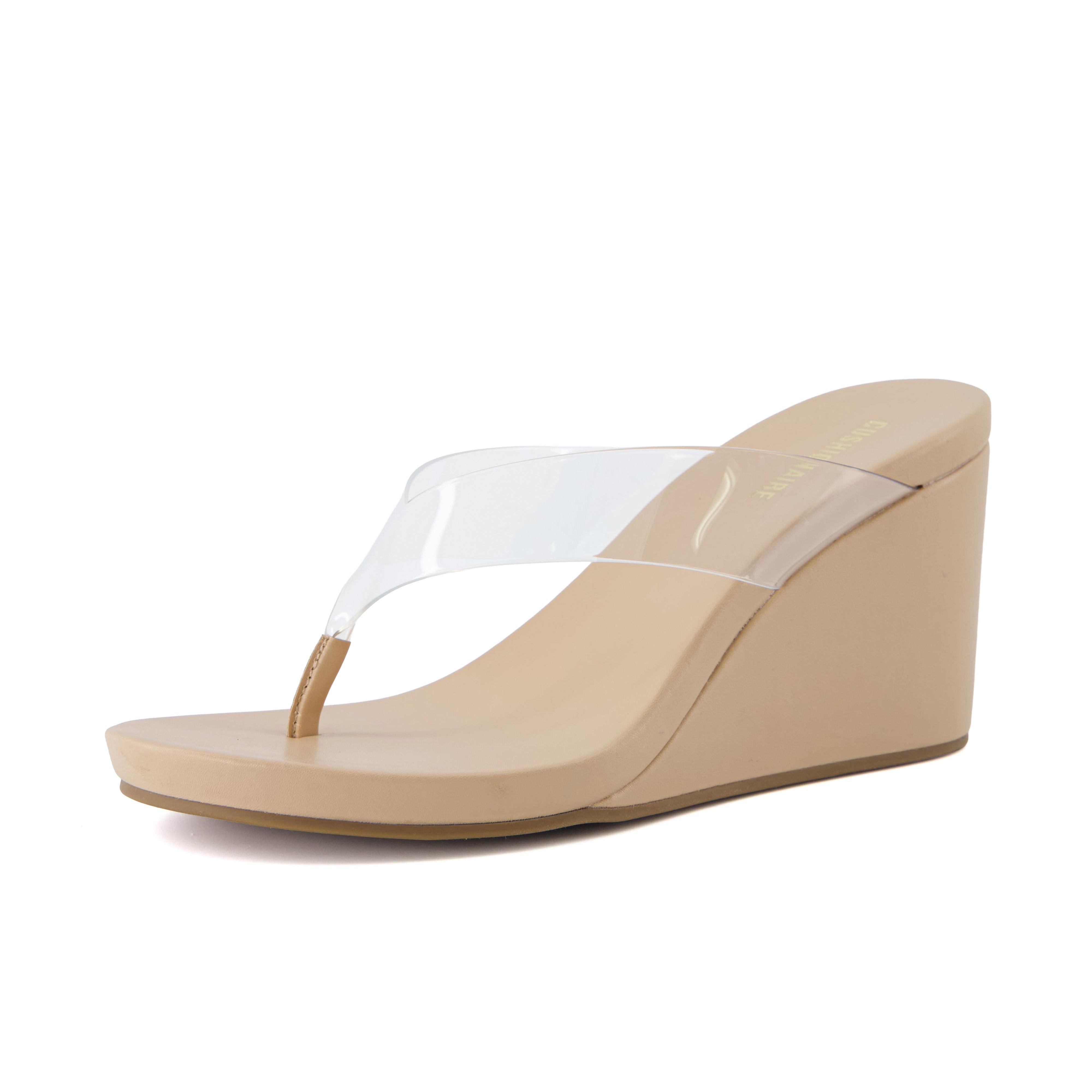 Bera Platform Sandals Clear