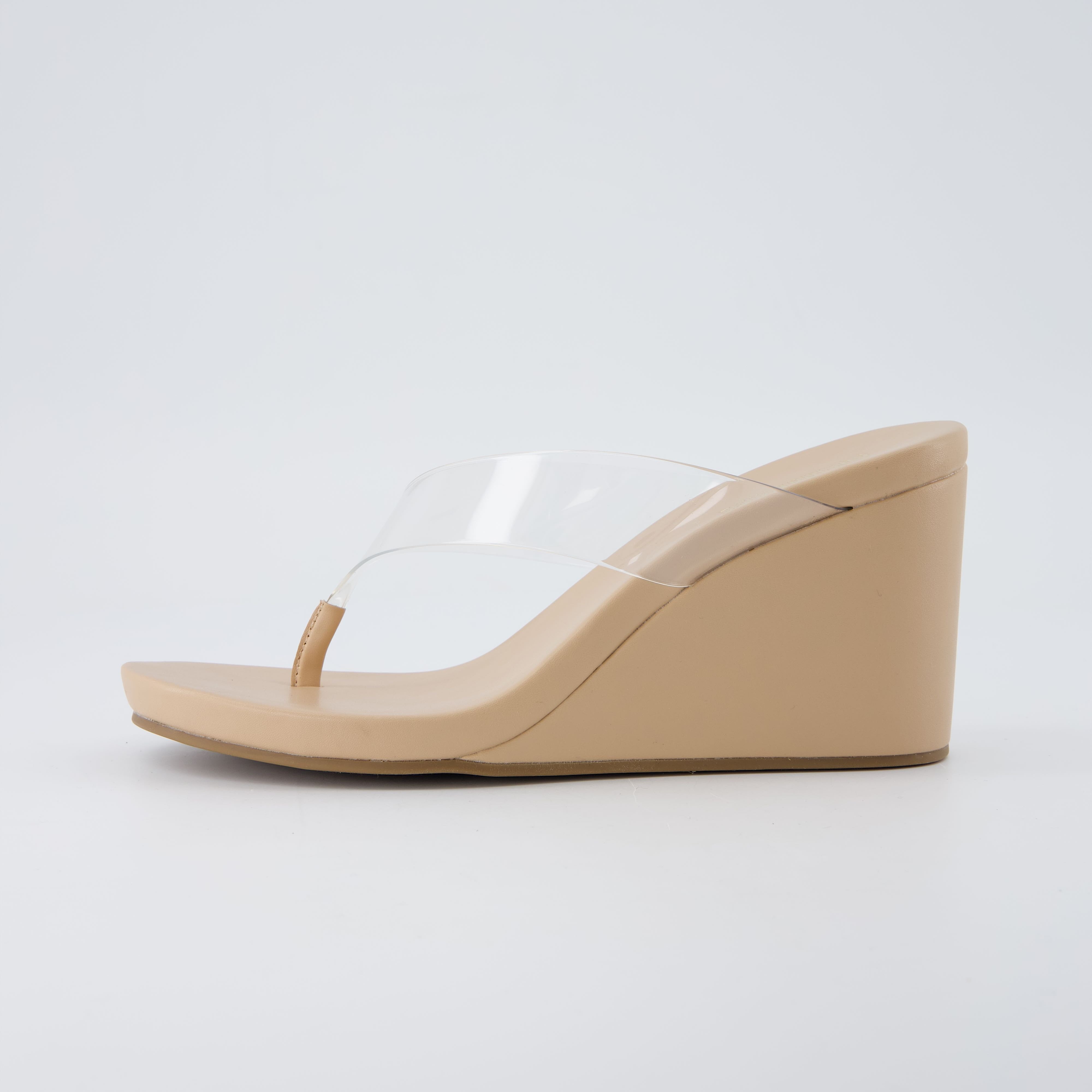 Bera Platform Sandals Clear