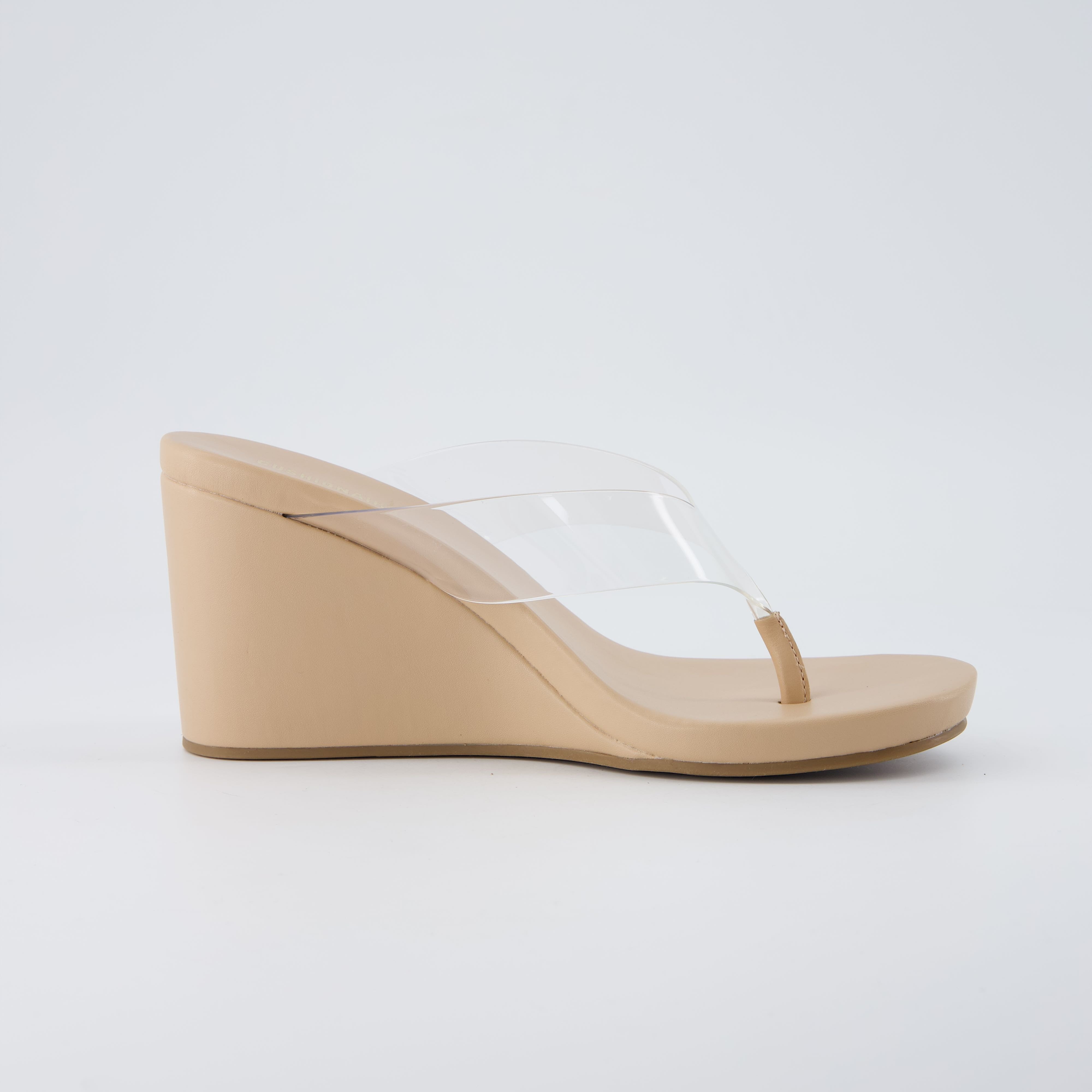 Bera Platform Sandals Clear